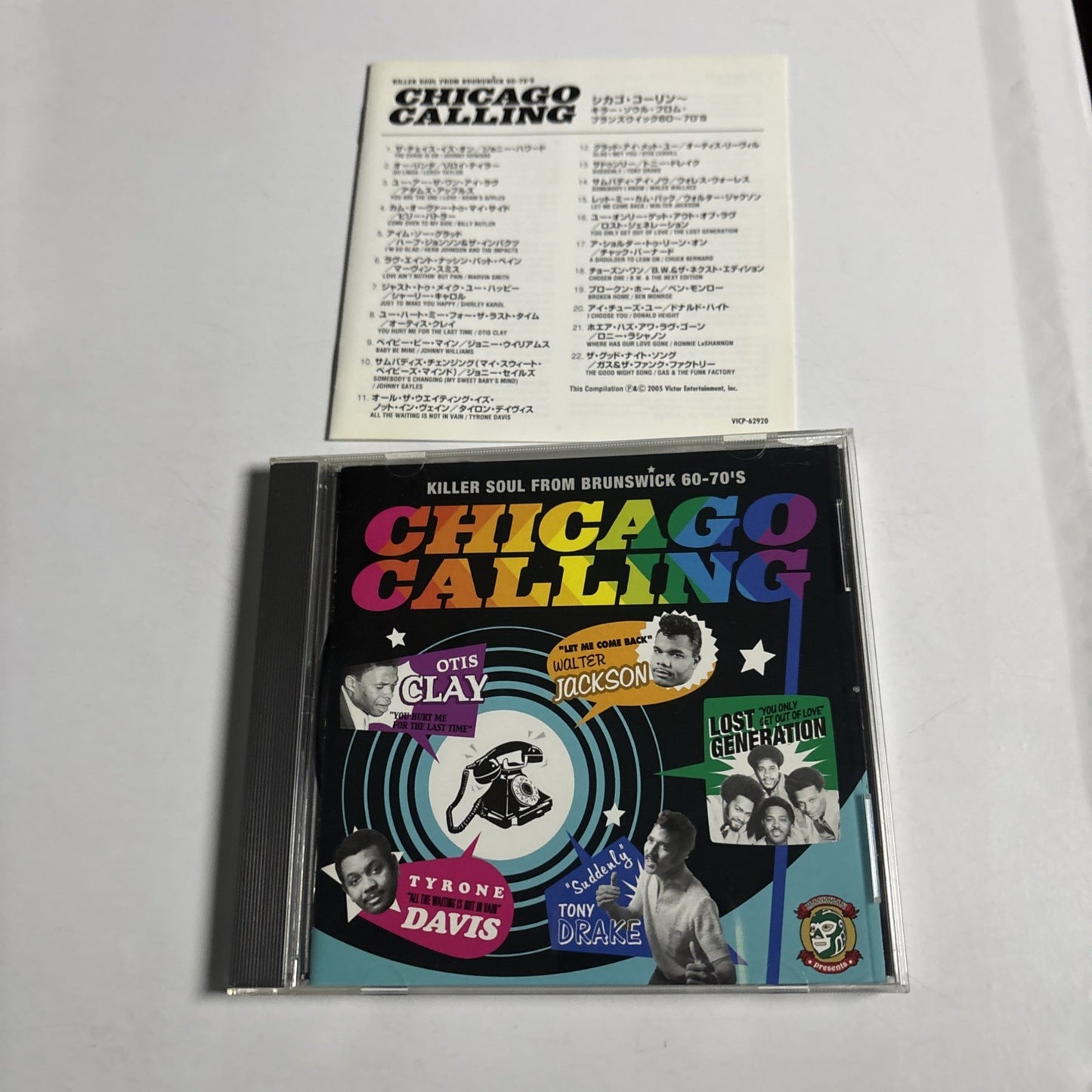 Chicago Calling - Killer Soul From Brunswick 60-70's (CD, 2005) Japan VICP-62920