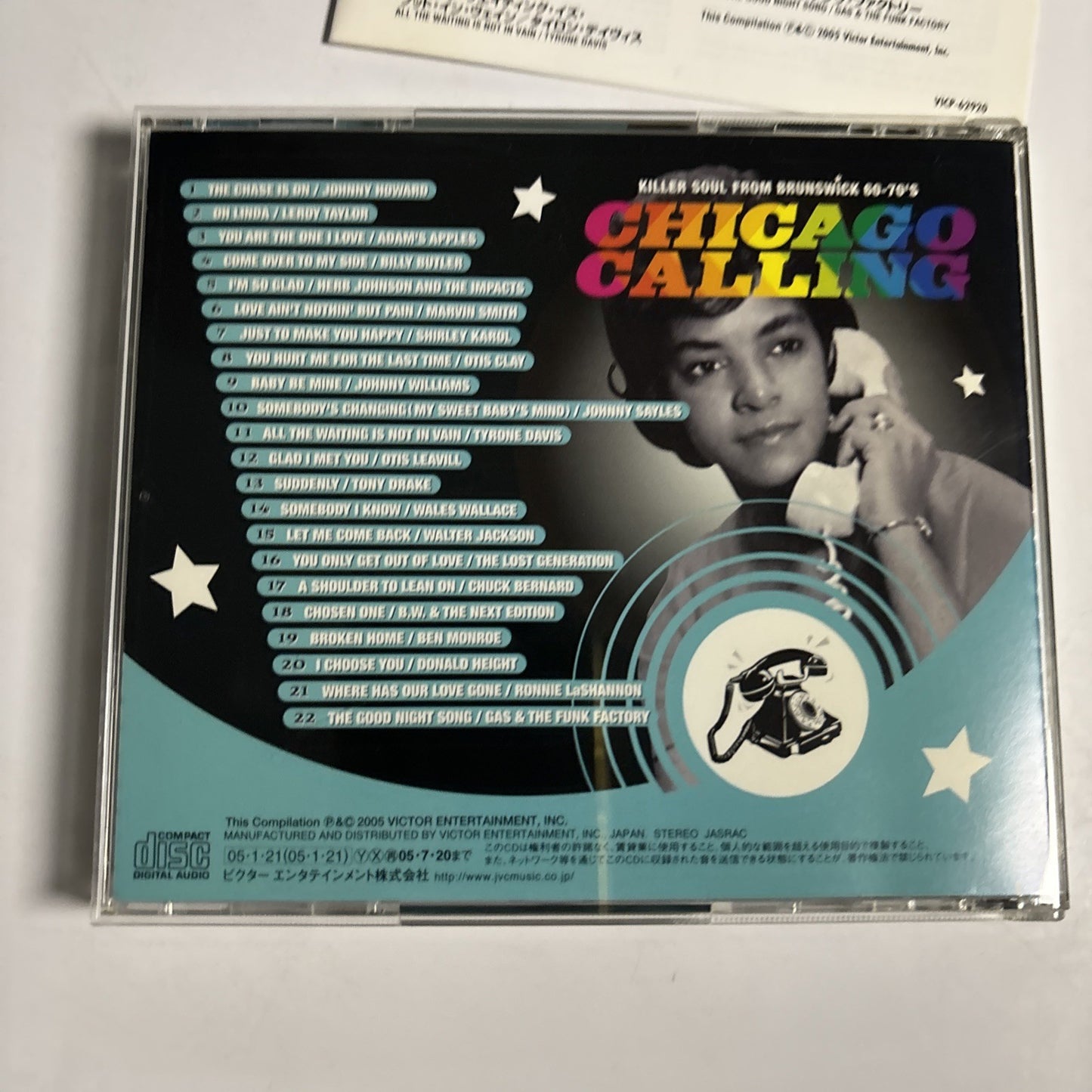 Chicago Calling - Killer Soul From Brunswick 60-70's (CD, 2005) Japan VICP-62920