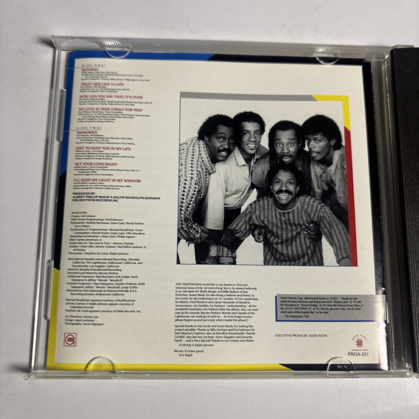 The Temptations – Truly For You (CD, 2008) Japan PROA-221