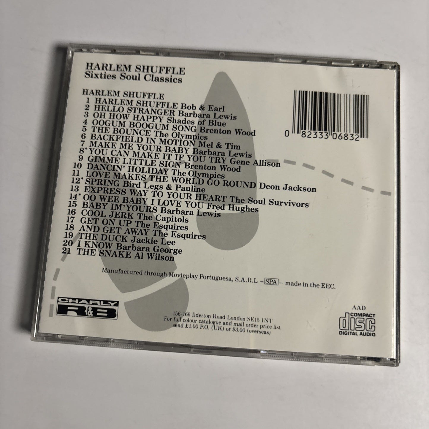 Various – Harlem Shuffle (CD, 1987) UK CD CHARLY 85