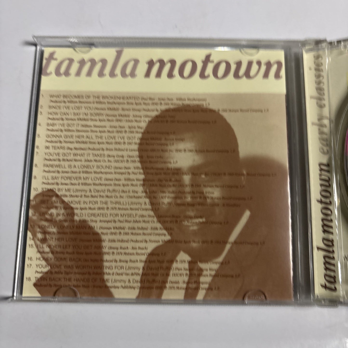 Jimmy Ruffin – Early Classics (CD, 1996) Europe 552 123-2