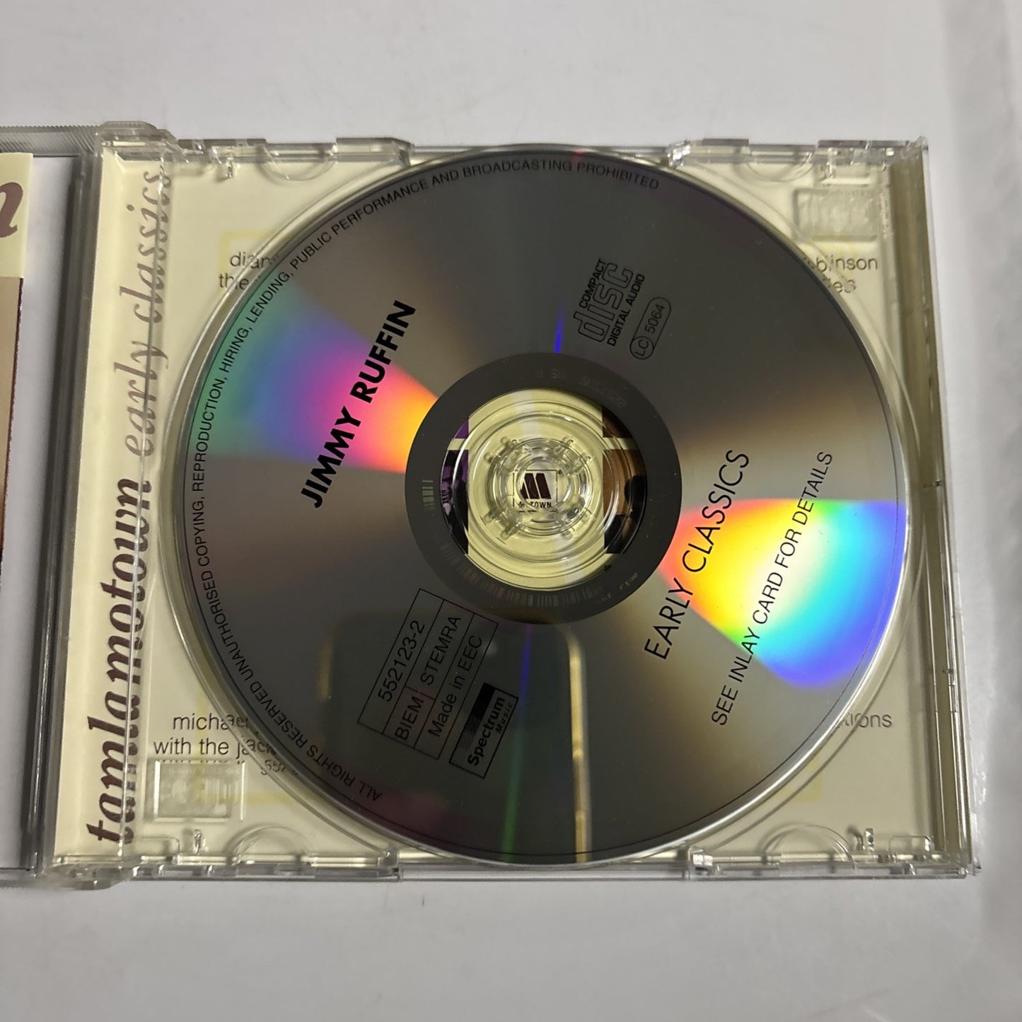 Jimmy Ruffin – Early Classics (CD, 1996) Europe 552 123-2