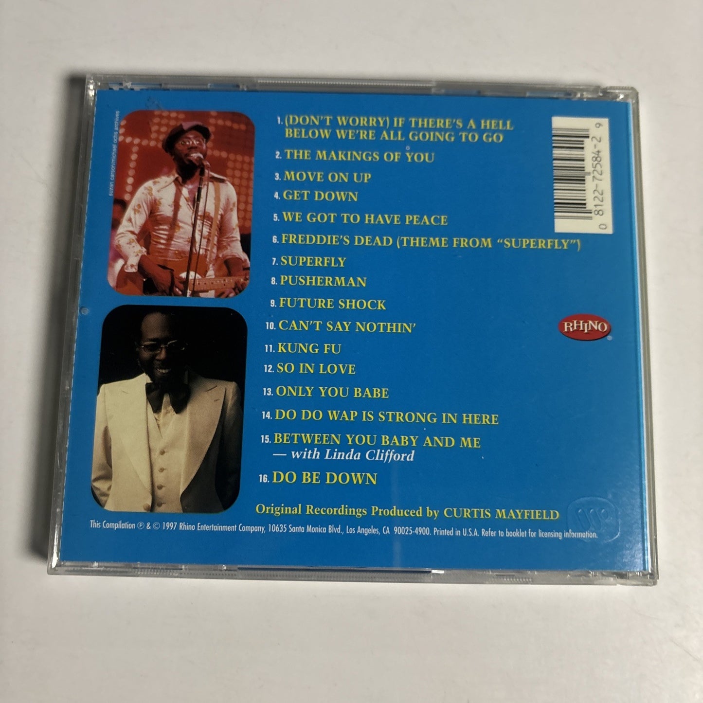 Curtis Mayfield – The Very Best Of Curtis Mayfield (CD, 1997)