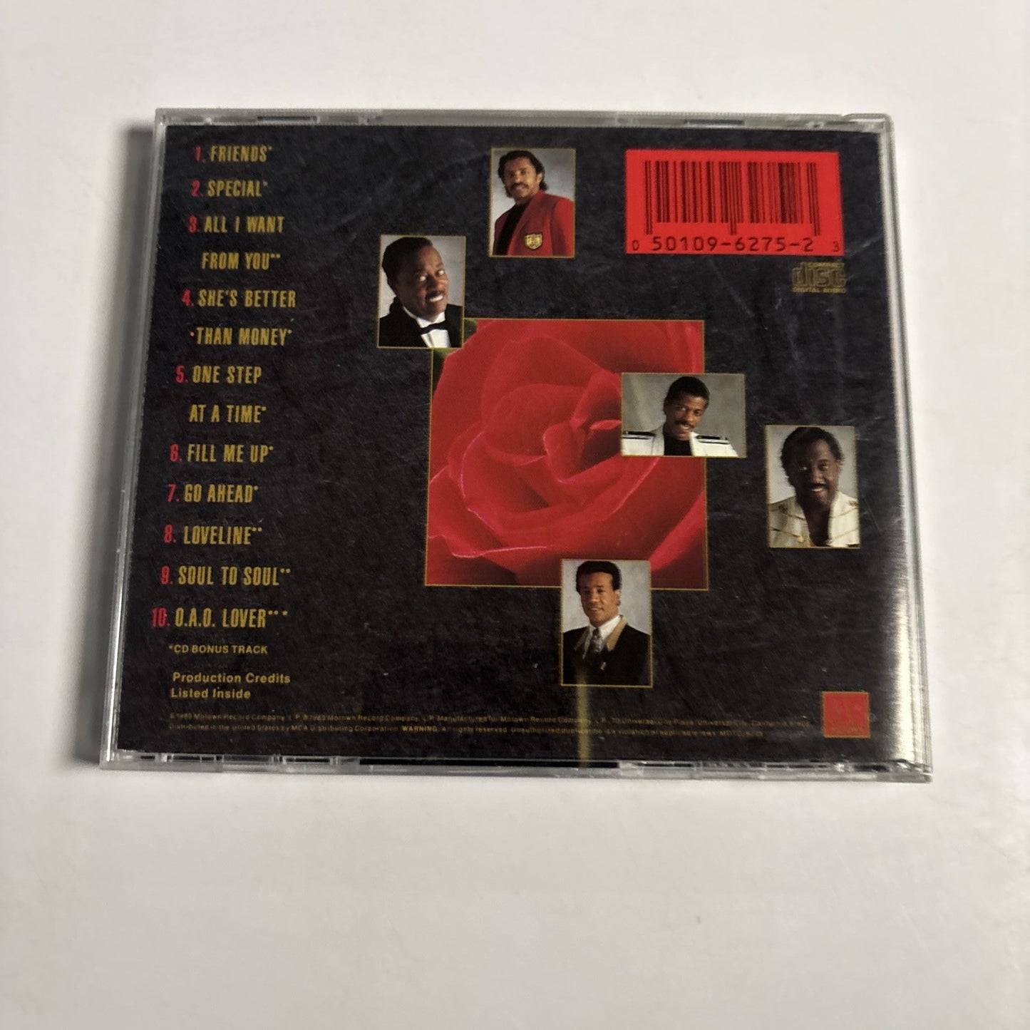 The Temptations – Special (CD, 1989) US MOTD-6275