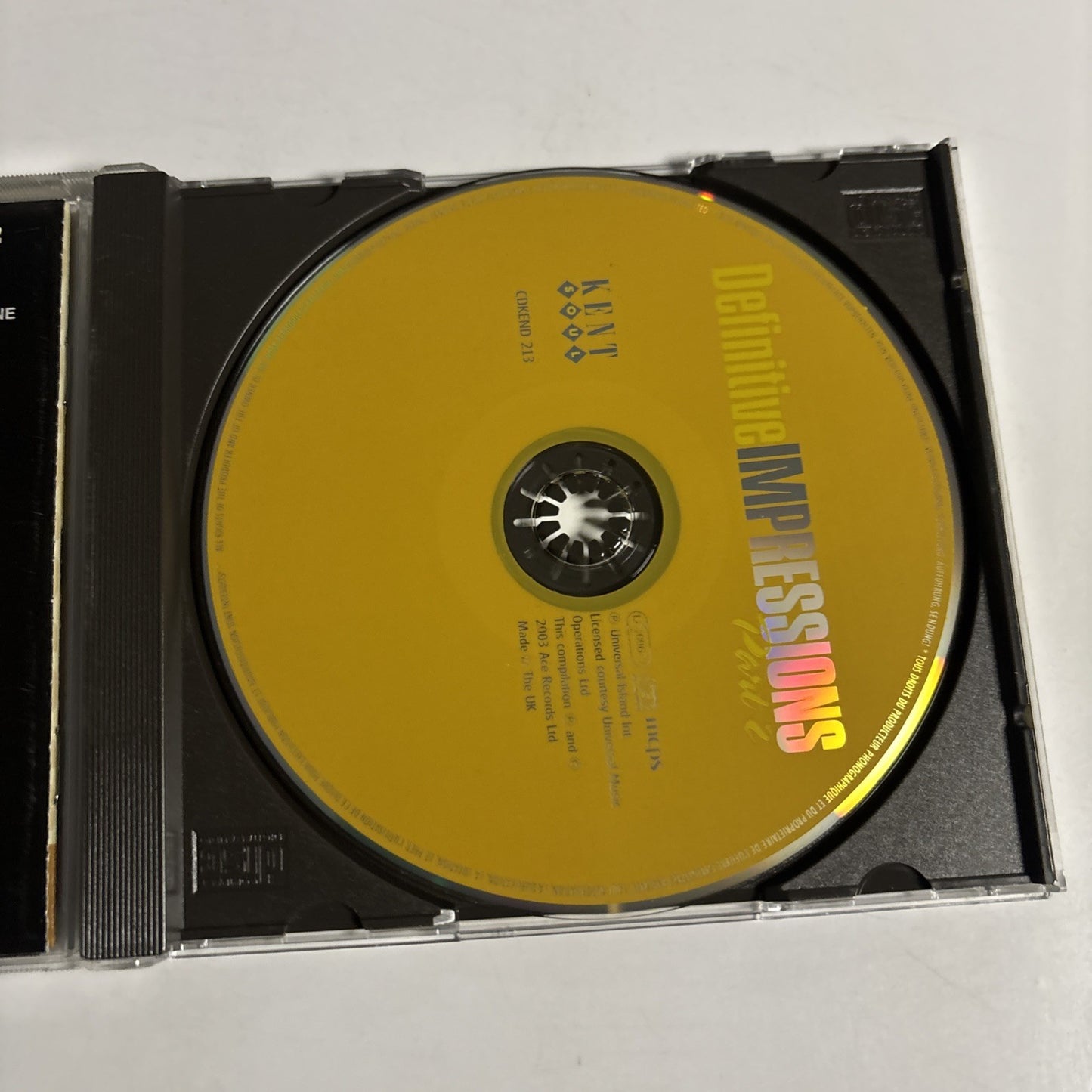 The Impressions – Definitive Impressions Part 2 (CD, 2003) UK CDKEND 213