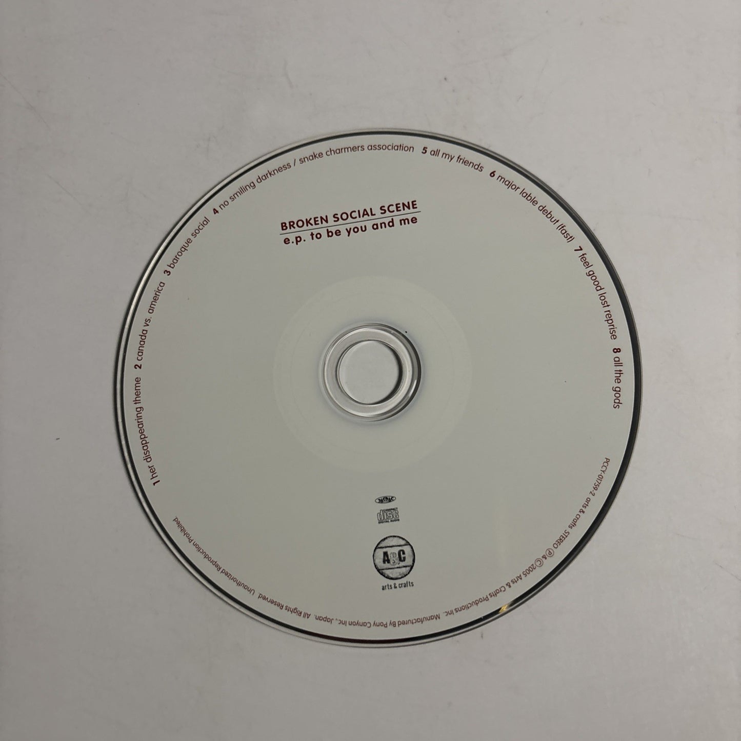 Broken Social Scene – Broken Social Scene (CD, 2005) Japan 2-Disc PCCY-01759