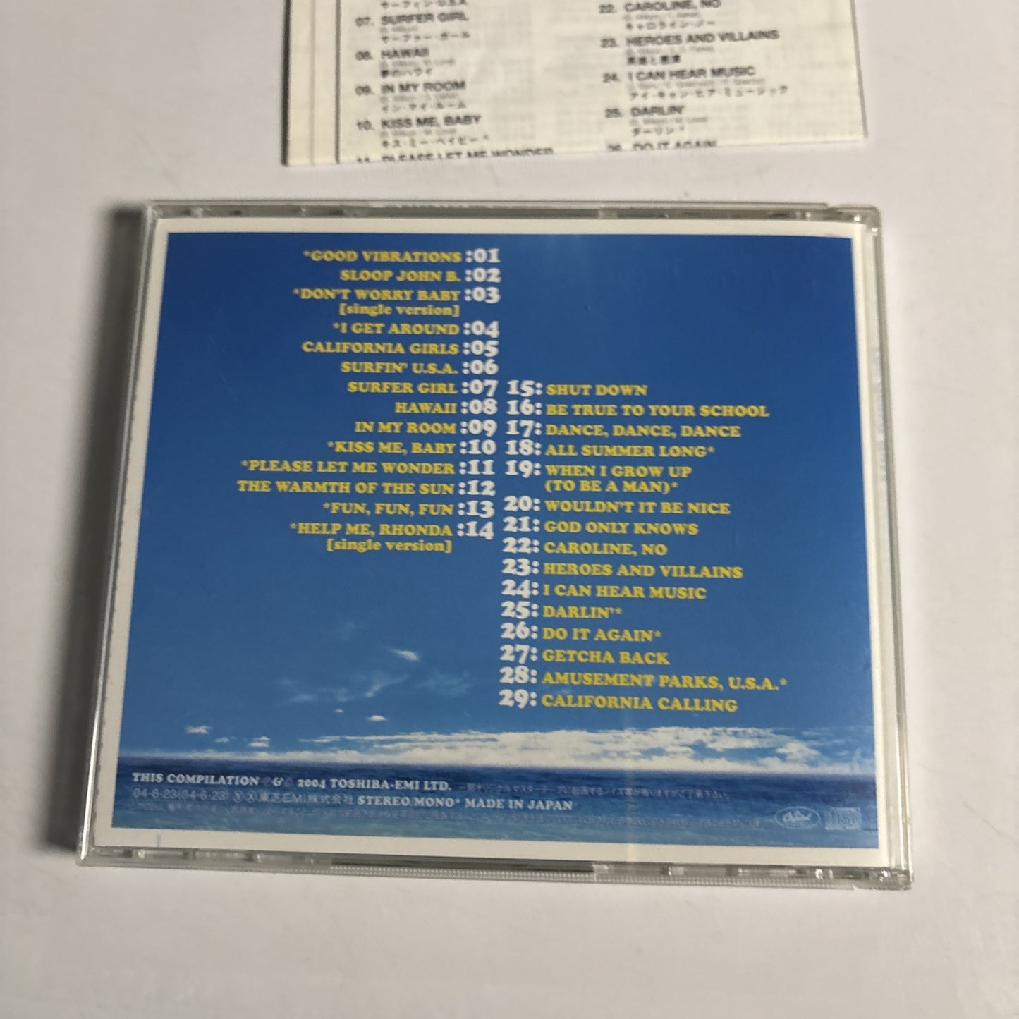 The Beach Boys – Sounds Of Summer - The Very Best Of (CD, 2004) Japan TOCP-67424