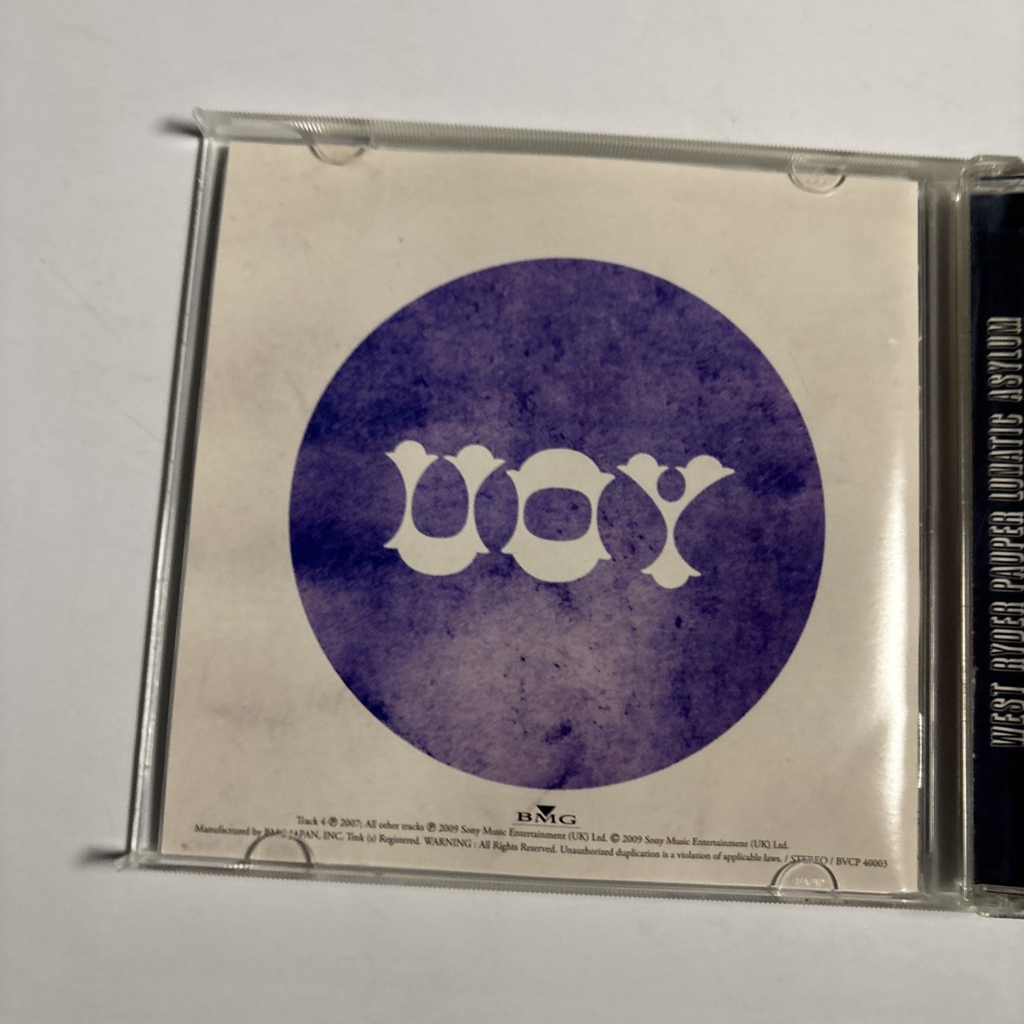 Kasabian – West Ryder Pauper Lunatic Asylum (CD, 2009) Japan BVCP-40003