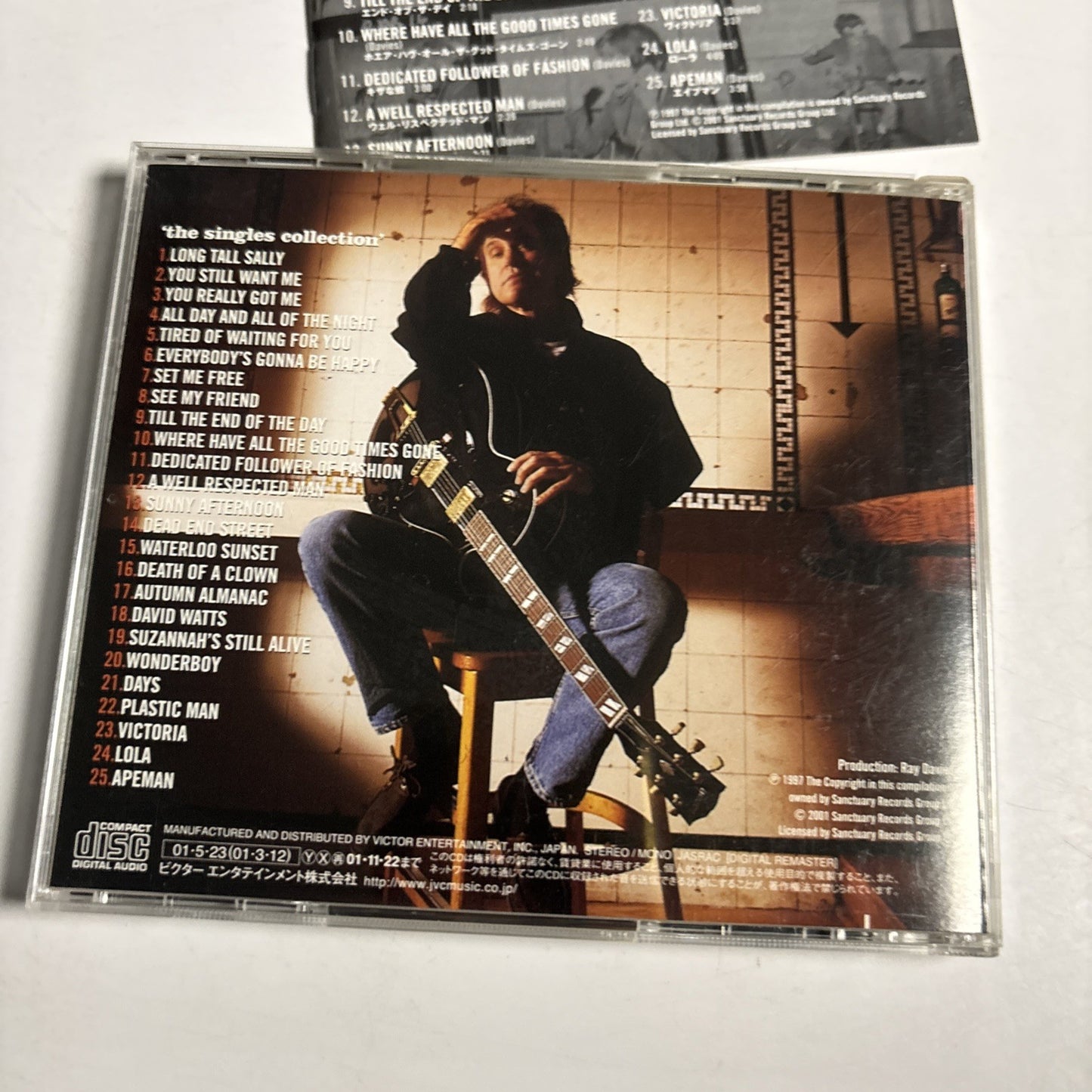 The Kinks – The Singles Collection (CD, 2001) Japan VICP-61375