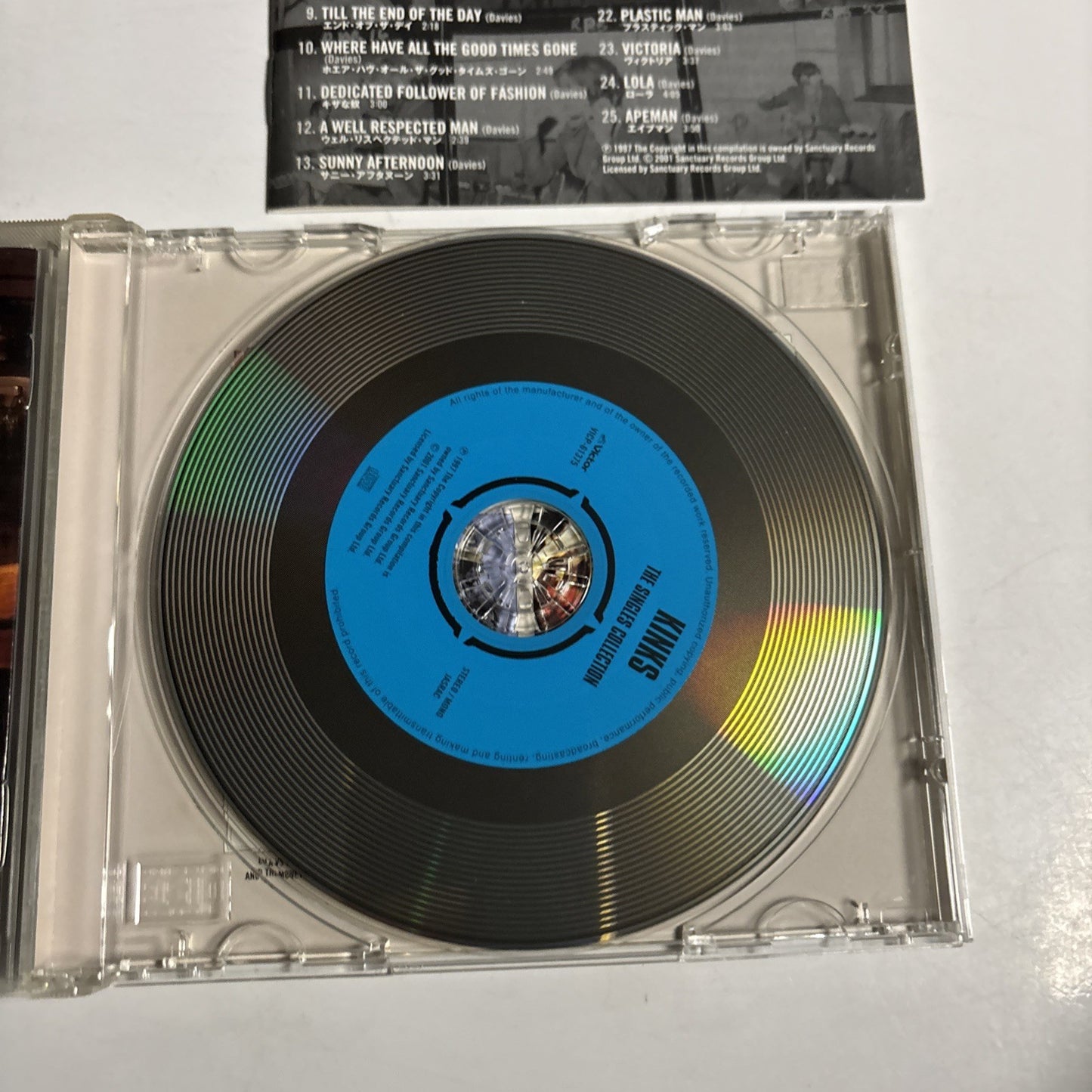 The Kinks – The Singles Collection (CD, 2001) Japan VICP-61375