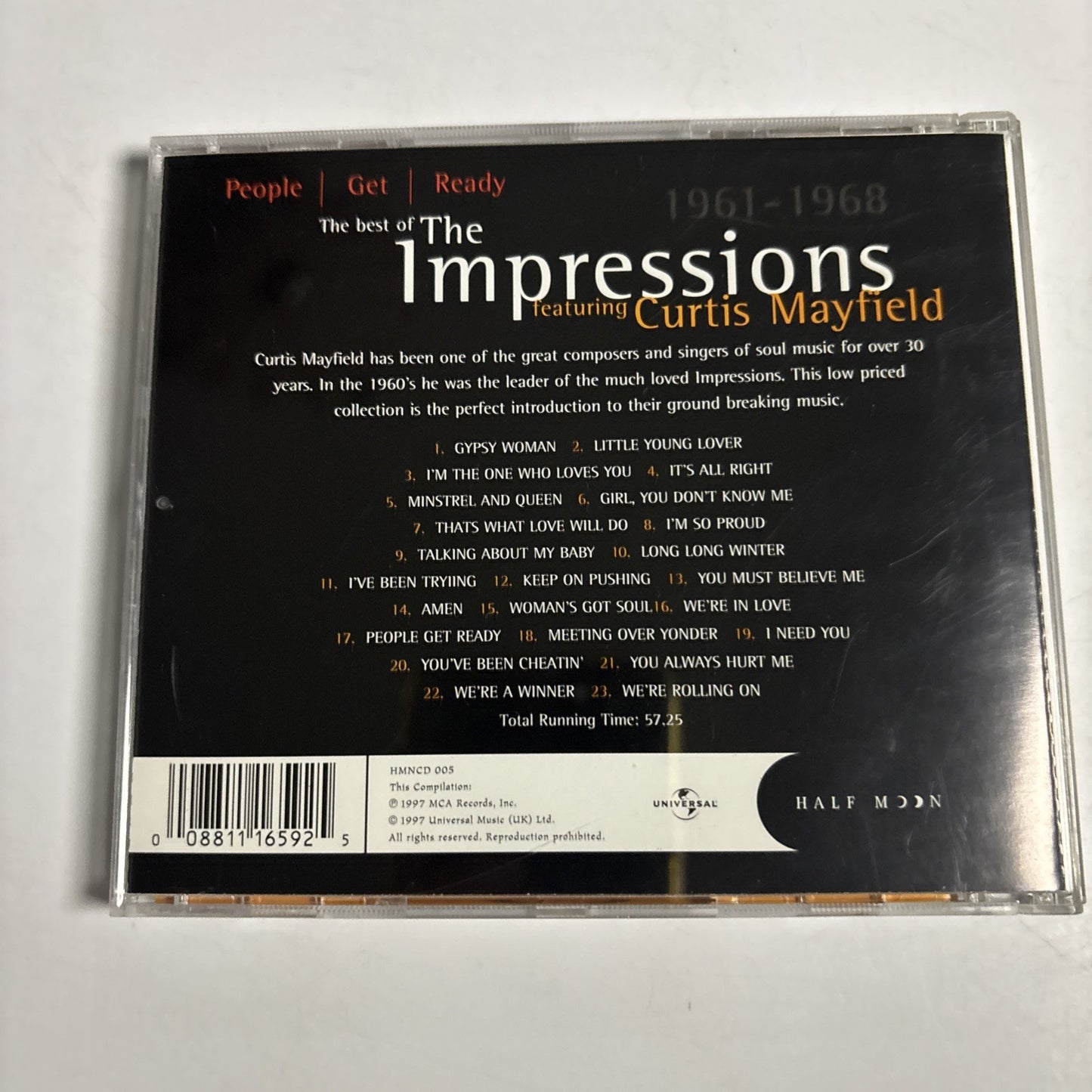 The Impressions & Curtis Mayfield – The Best Of The Impressions 1961-1968 CD