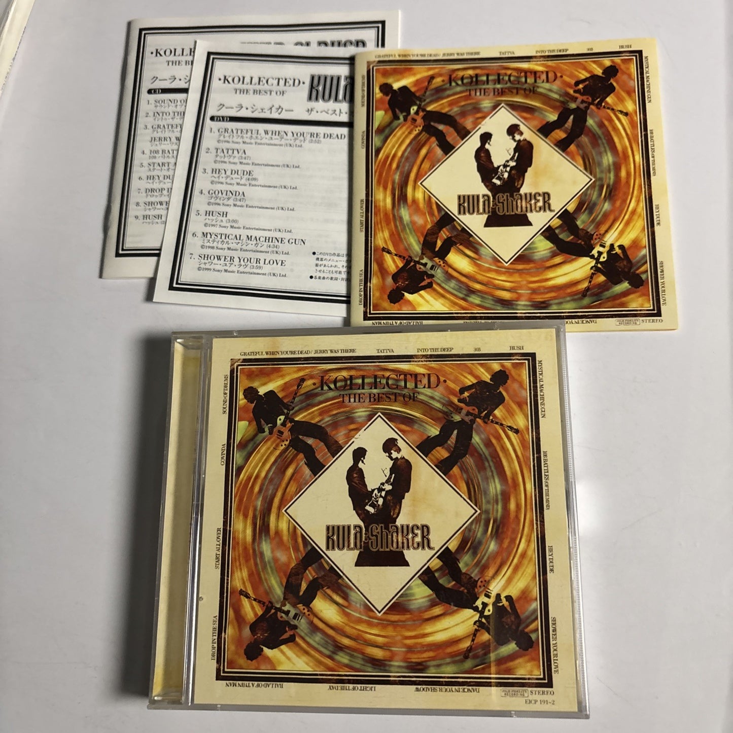 Kula Shaker – Kollected (The Best Of) (CD + DVD, 2003) Japan EICP 191-2