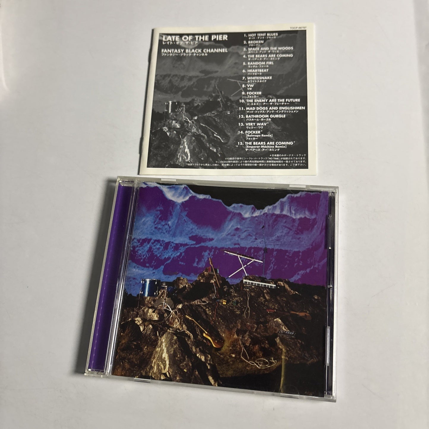 Late Of The Pier – Fantasy Black Channel (CD, 2008) Japan TOCP-66797