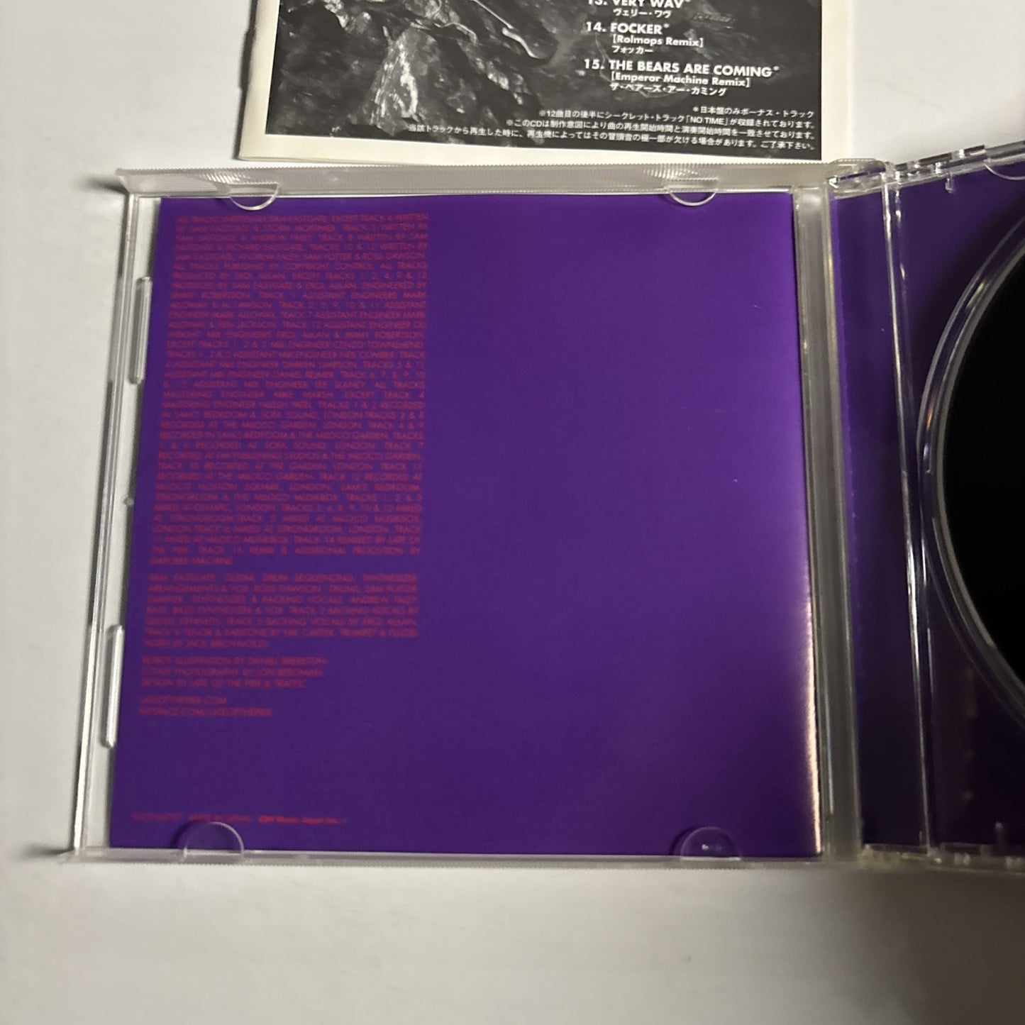 Late Of The Pier – Fantasy Black Channel (CD, 2008) Japan TOCP-66797