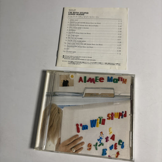 Aimee Mann – I'm With Stupid (CD, 1996) Japan MVCG-193