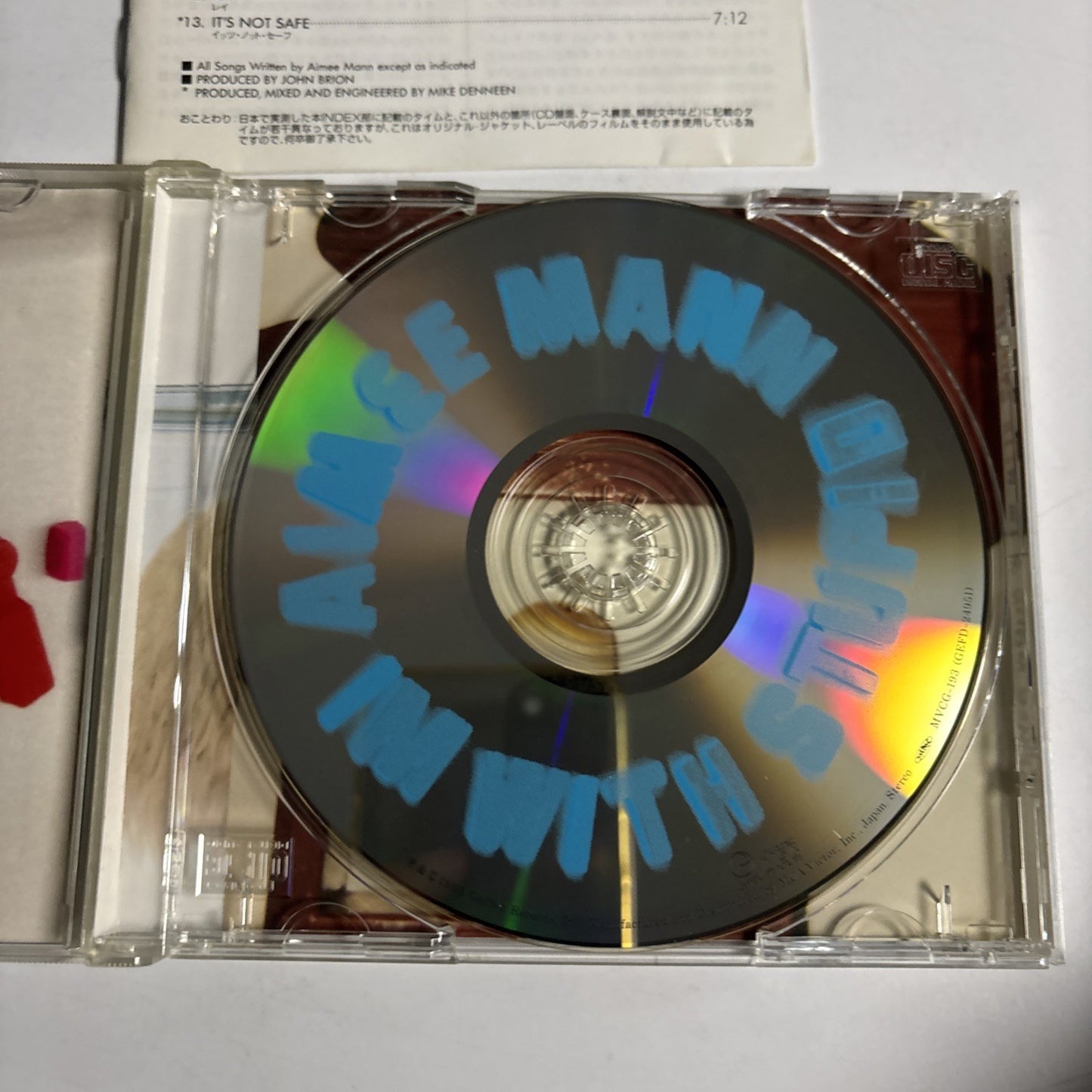 Aimee Mann – I'm With Stupid (CD, 1996) Japan MVCG-193
