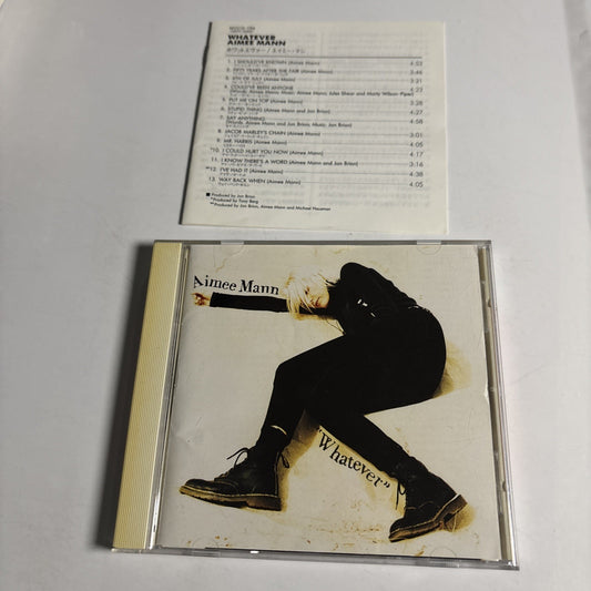 Aimee Mann – Whatever (CD, 1993) Japan BVCP-638