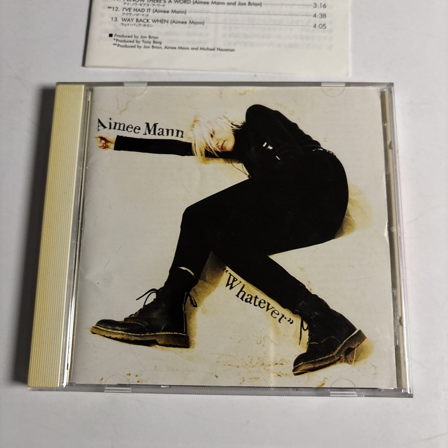 Aimee Mann – Whatever (CD, 1993) Japan BVCP-638