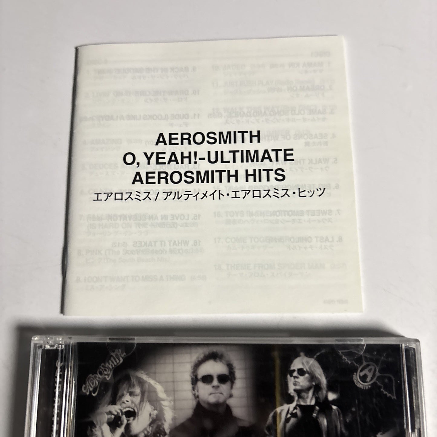 Aerosmith – O, Yeah! Ultimate Aerosmith Hits (CD, 2002) Japan 2-Disc SICP 170~1
