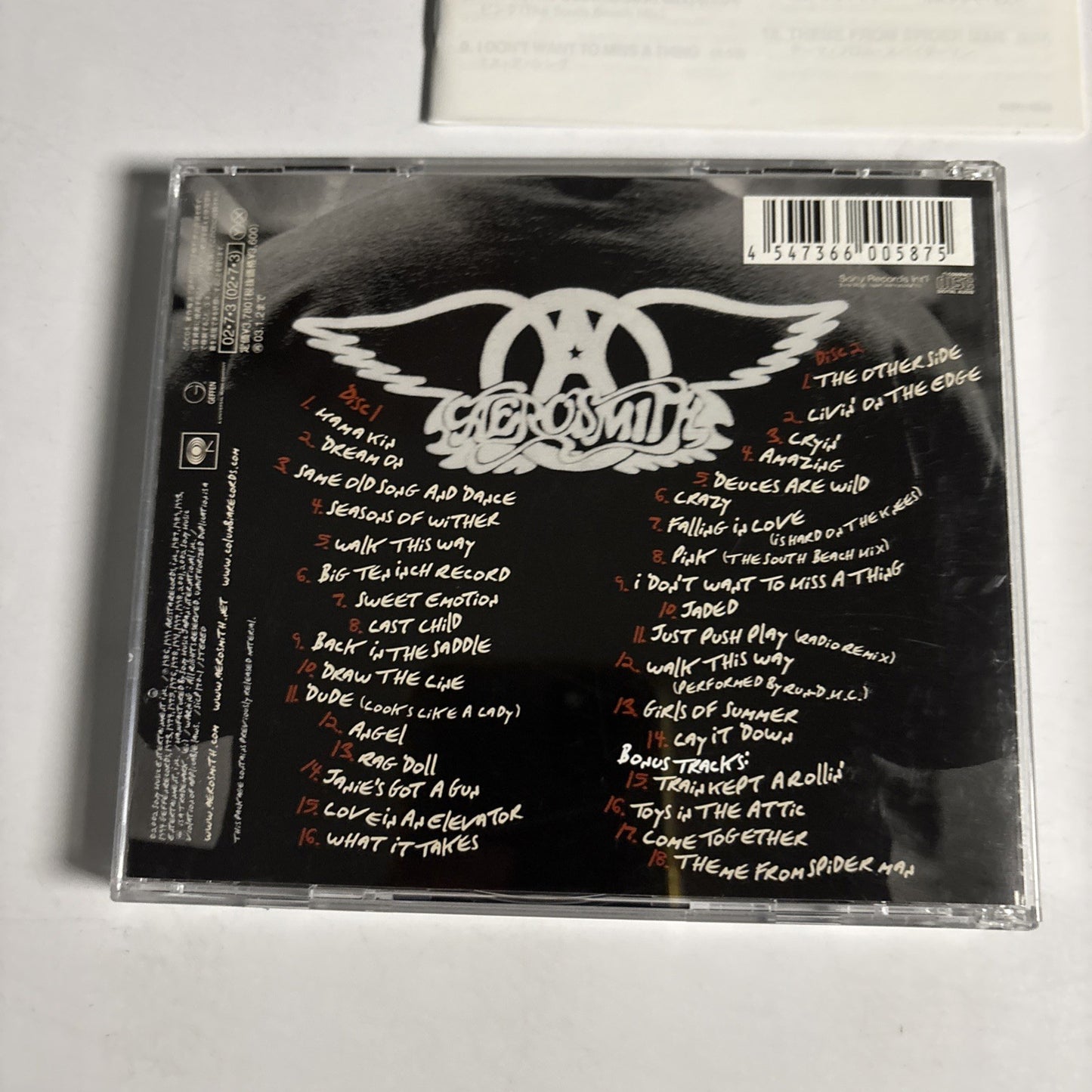 Aerosmith – O, Yeah! Ultimate Aerosmith Hits (CD, 2002) Japan 2-Disc SICP 170~1