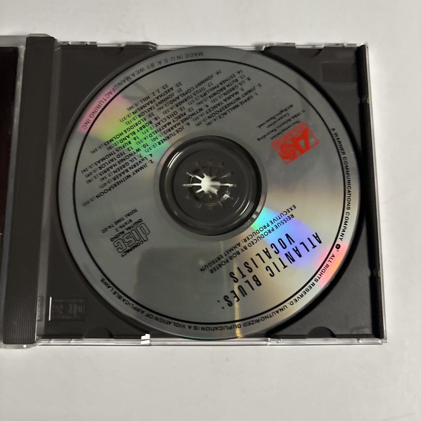 Various – Atlantic Blues: Vocalists (CD, 1986) US 7 81696-2