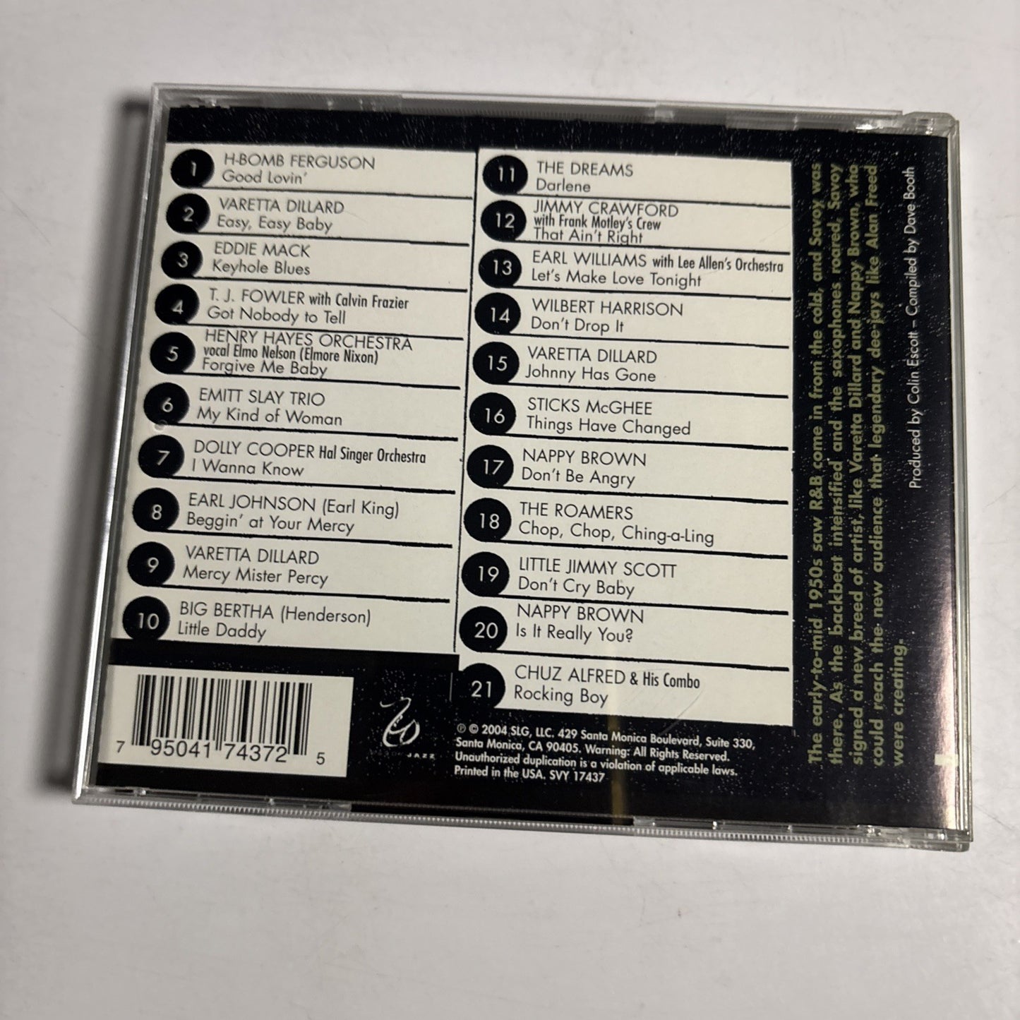 Various – Things Have Changed 1951-55 (CD, 2004) US SVY 19437