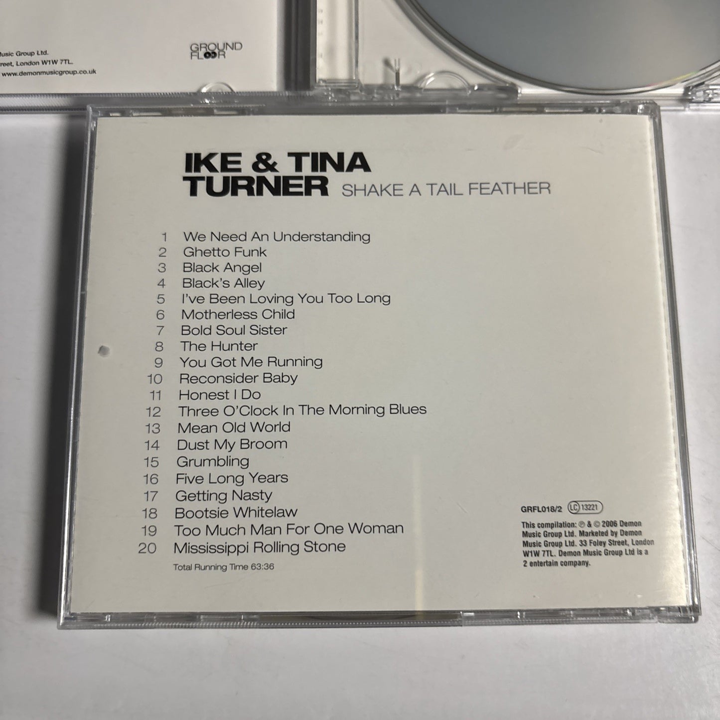 Ike & Tina Turner – Shake A Tail Feather (CD, 2006) UK 2-Disc GRFL018