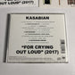 Kasabian – For Crying Out Loud (2017) (CD, 2017) Japan Bonus Track, Sticker