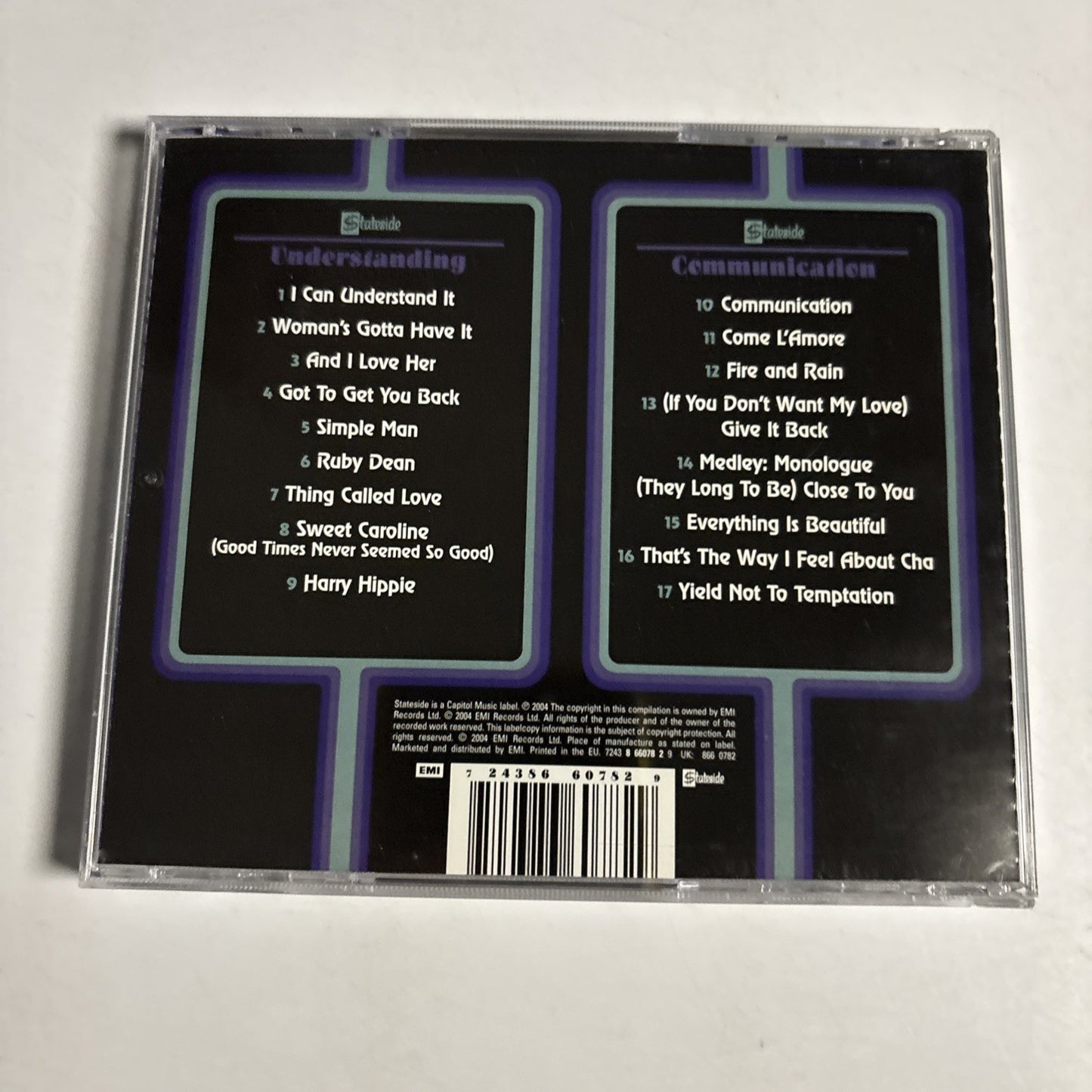 Bobby Womack – Understanding / Communication (CD, 2004) Europe 7243 8 66078 2 9