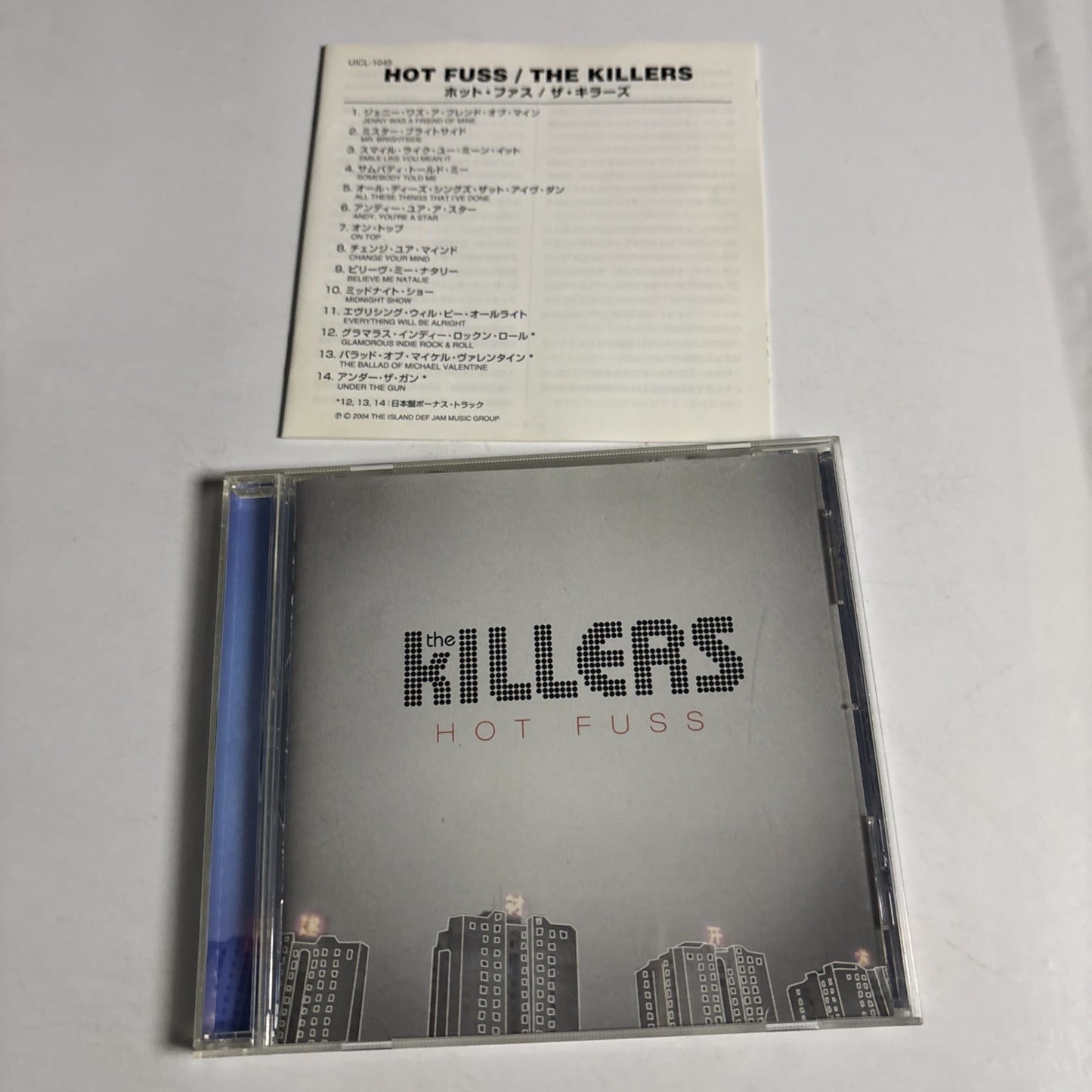 The Killers – Hot Fuss (CD, 2004) Japan Bonus Track UICL-1045