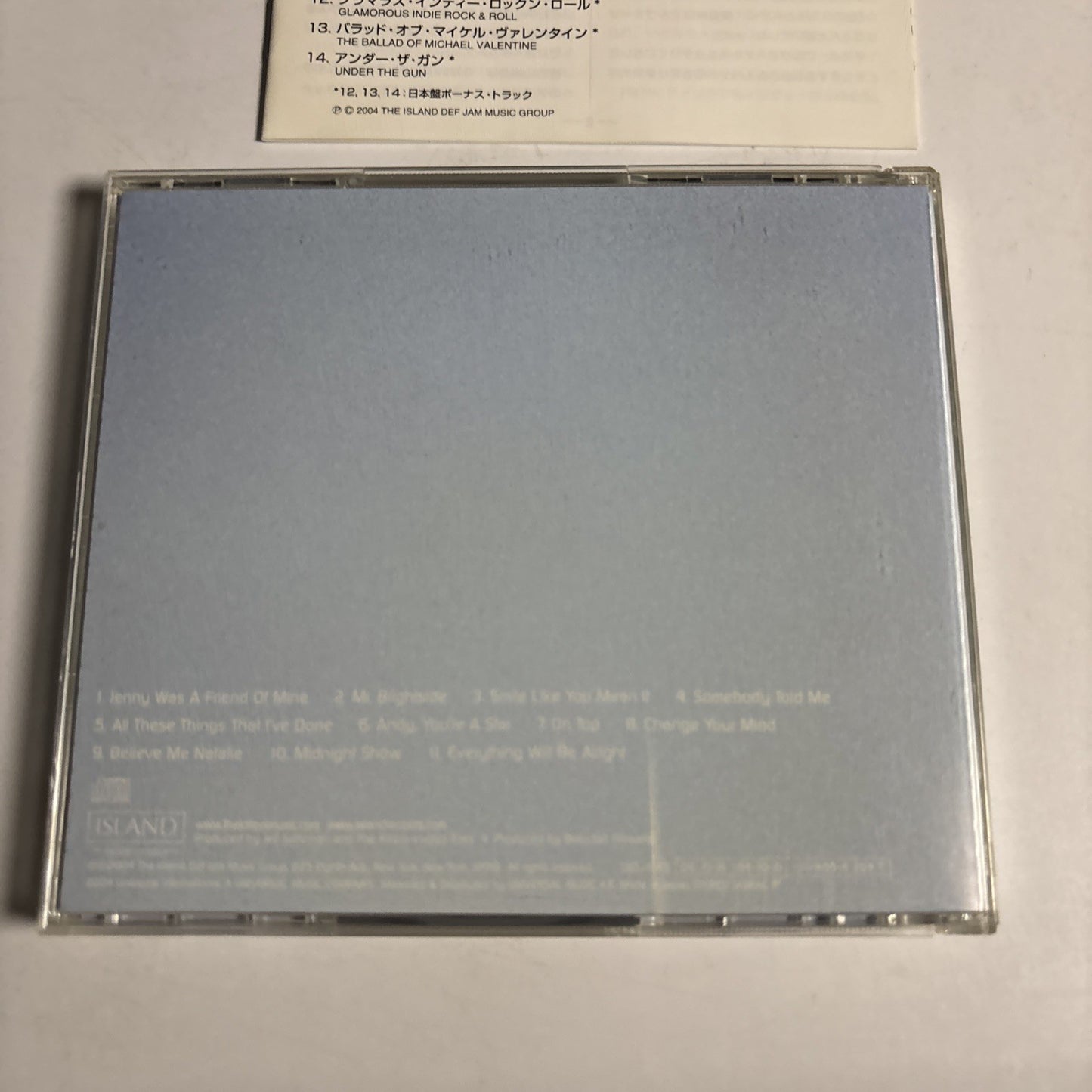 The Killers – Hot Fuss (CD, 2004) Japan Bonus Track UICL-1045