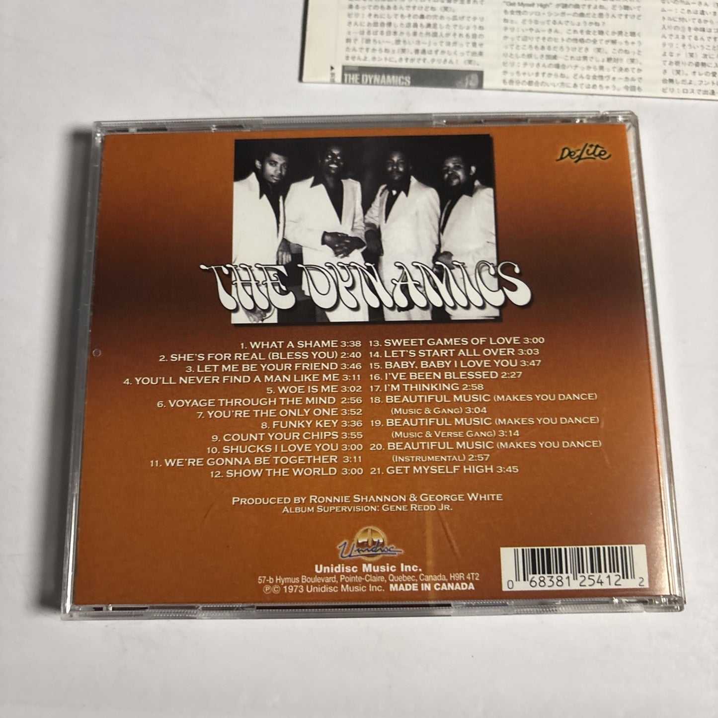 The Dynamics – What A Shame (CD, 2017) Canada AGEK-2541