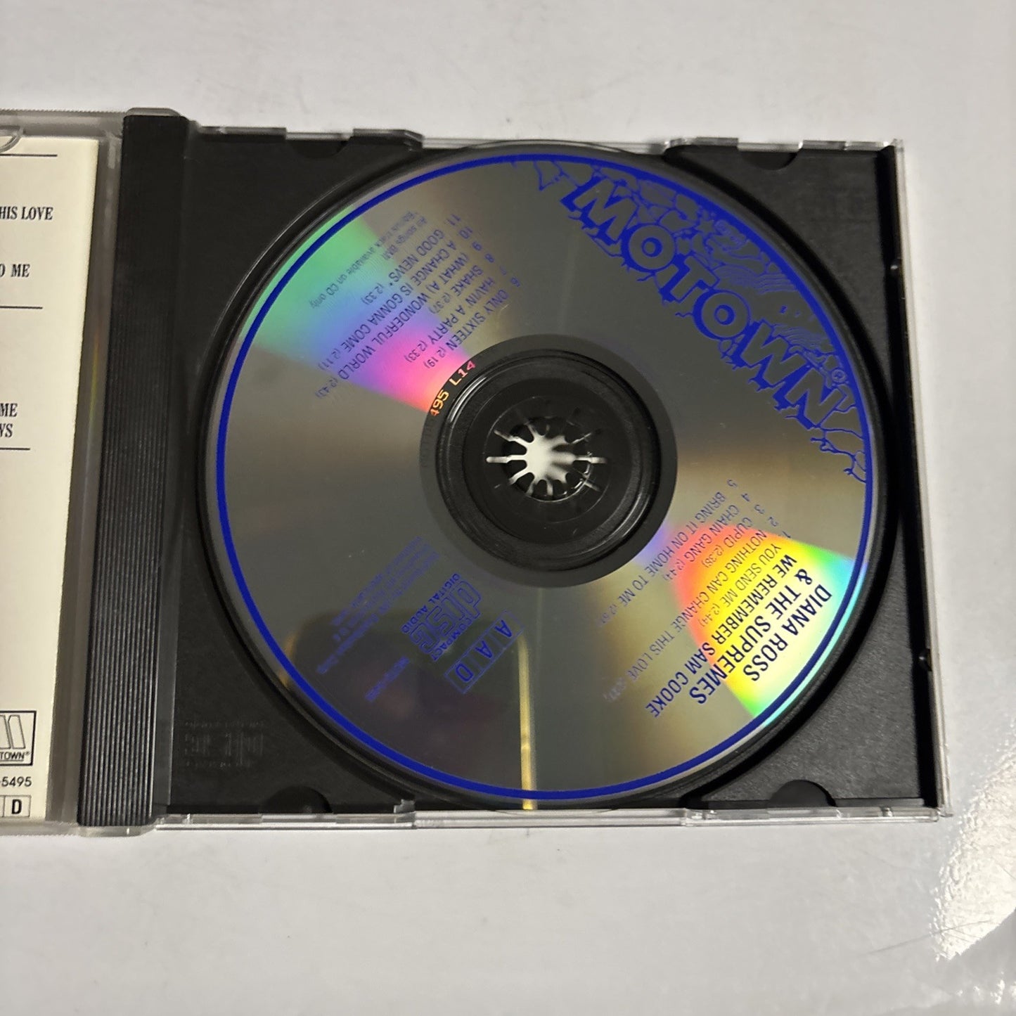 The Supremes – We Remember Sam Cooke (CD, 1991) US MOTD-5495