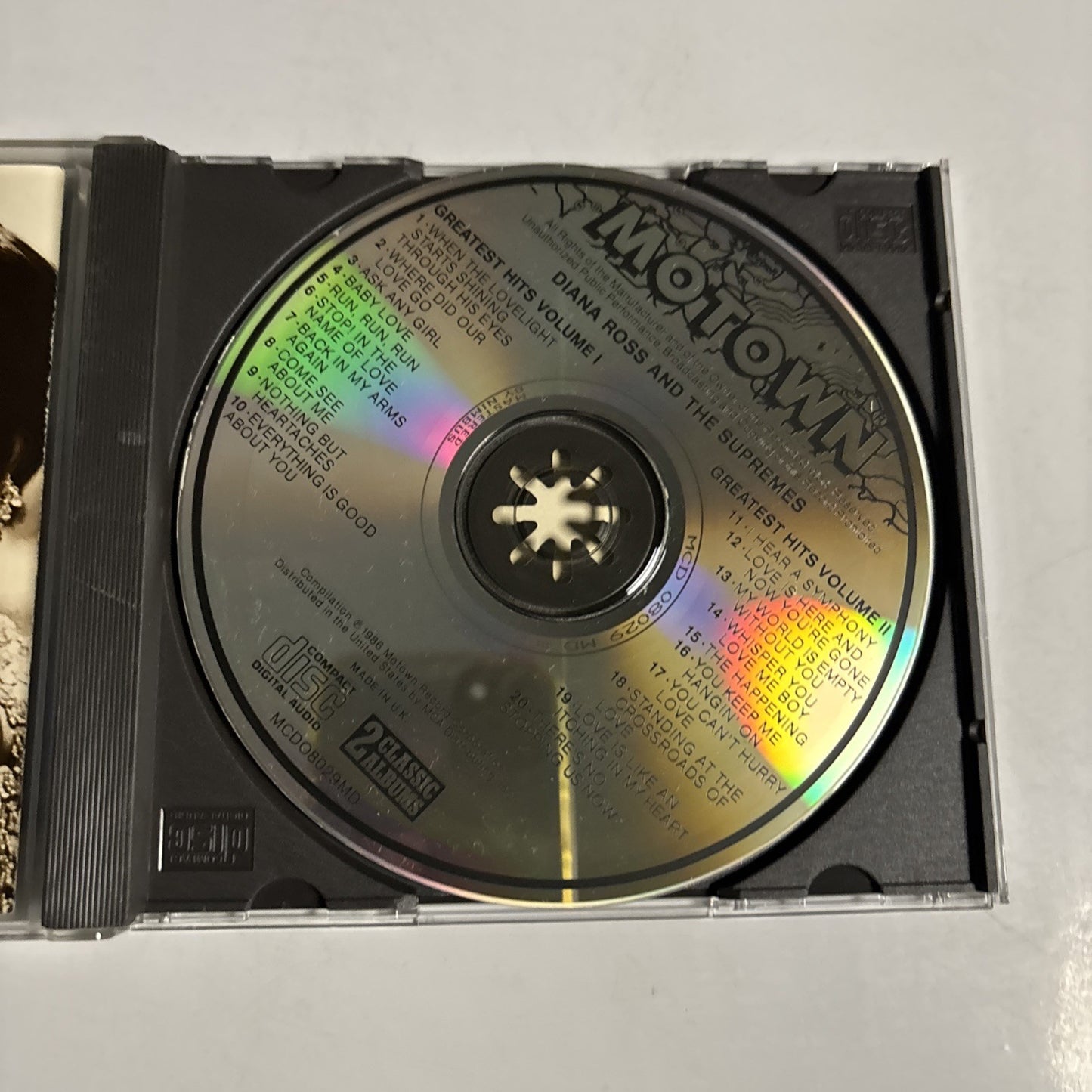 The Supremes – Greatest Hits Volume I / Greatest Hits Volume II (CD, 1986)