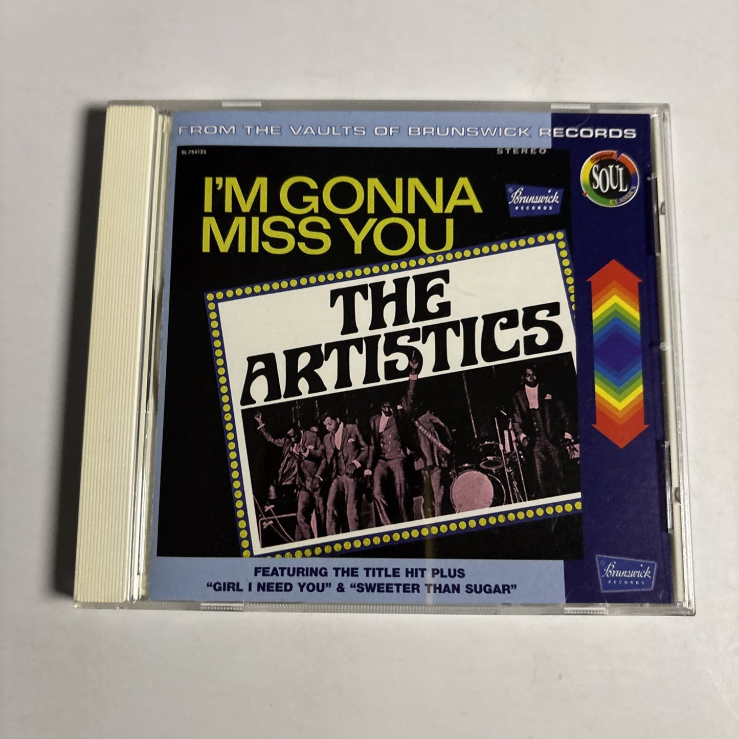 The Artistics – I'm Gonna Miss You (CD, 1967) US BRC 35003-2