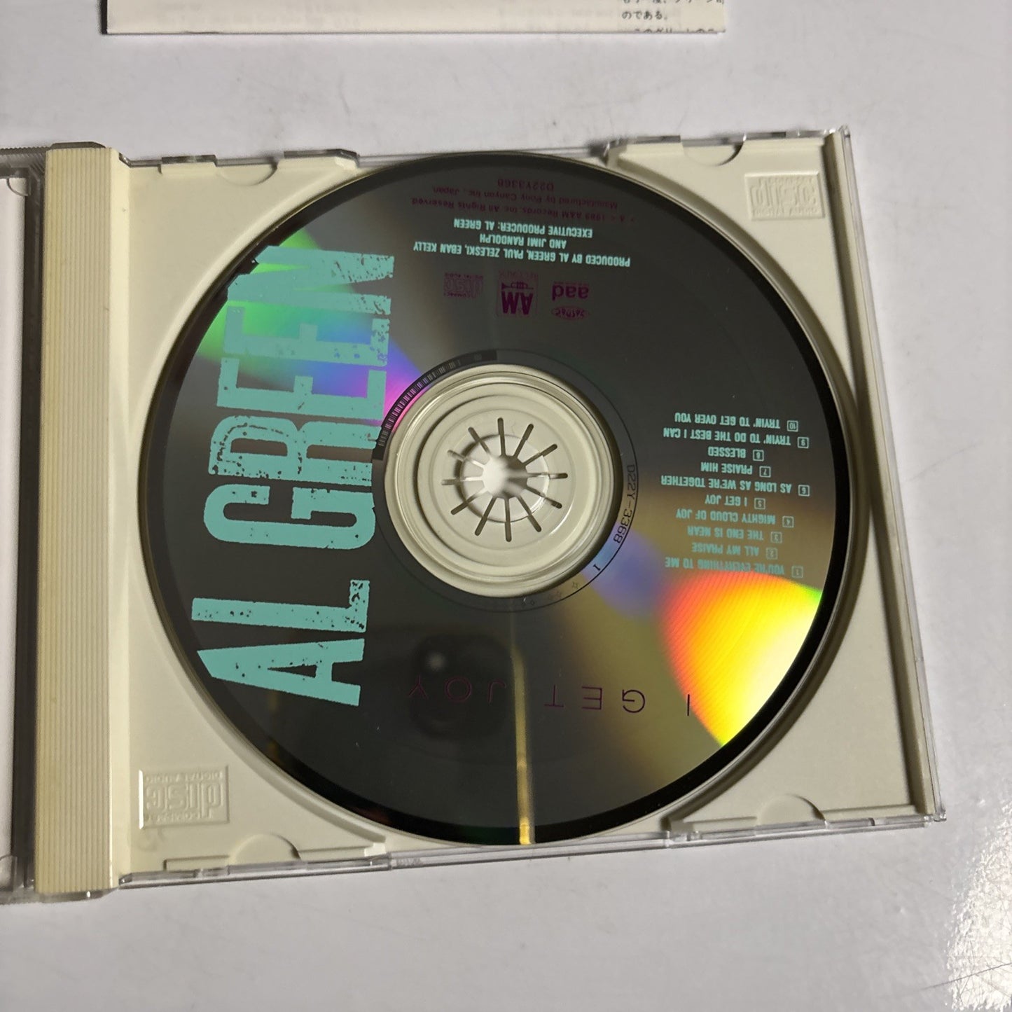 Al Green – I Get Joy (CD, 1989) Japan D22Y3368