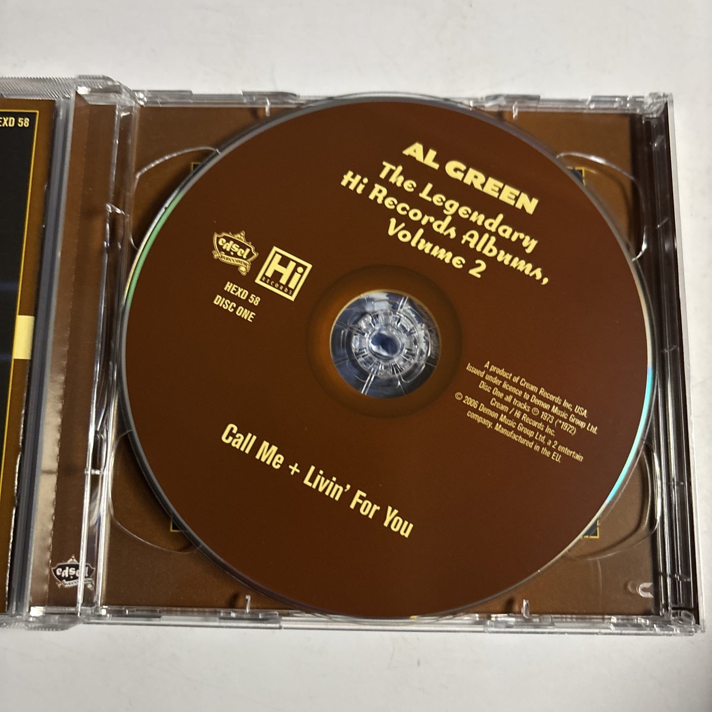 Al Green – The Legendary Hi Records Albums Volume 2 (CD, 2006) UK 2-Disc HEXD 58