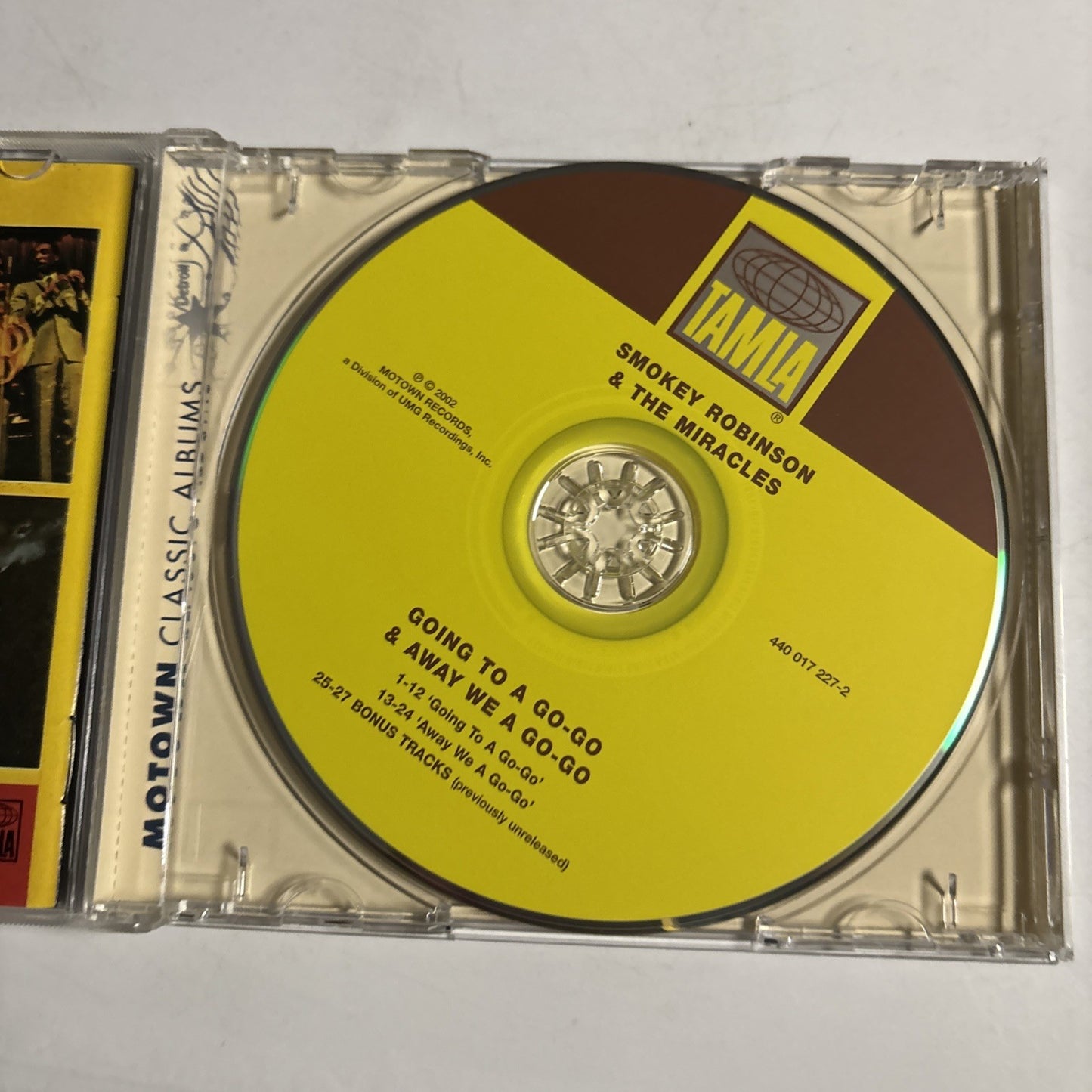 The Miracles – Going To A Go-Go / Away We A Go-Go (CD, 2002) US 440 017 227-2