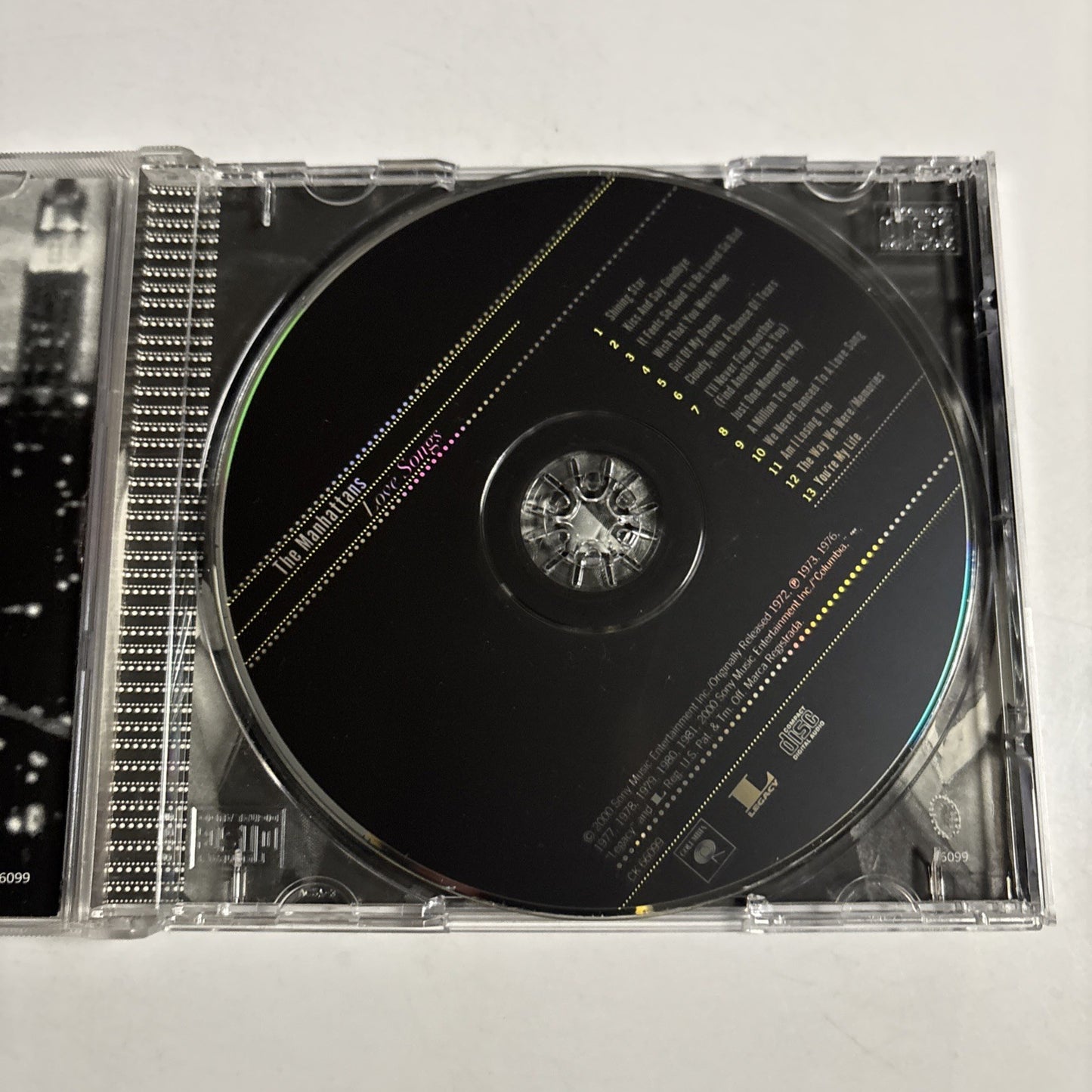 Manhattans – Love Songs (CD, 2000) US CK 66099