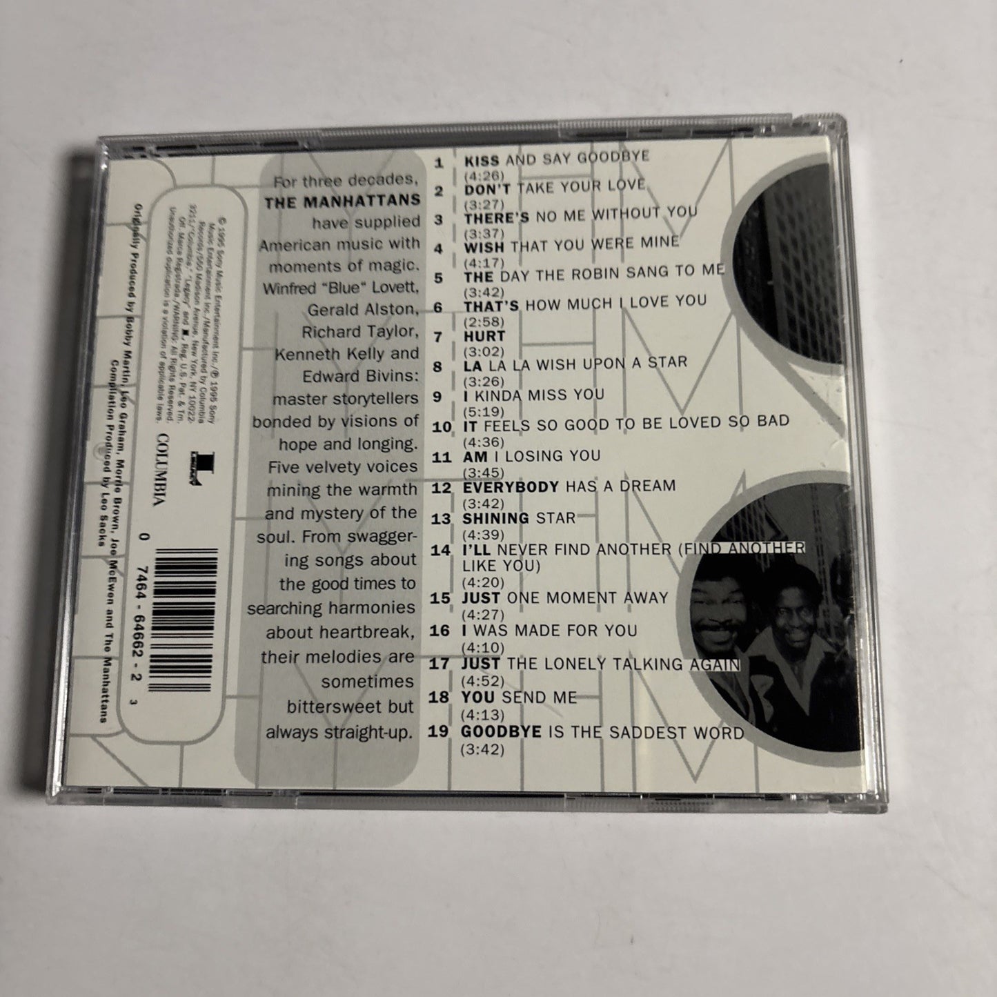 Manhattans – Kiss And Say Goodbye: The Best Of The Manhattans (CD 1995) US
