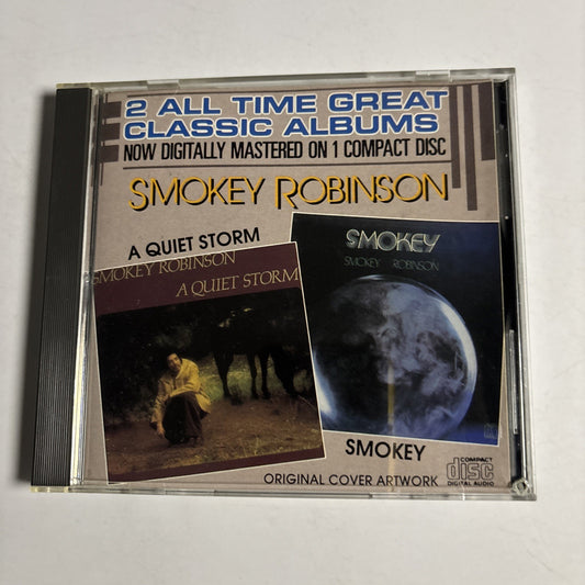 Smokey Robinson – Smokey / A Quiet Storm (CD, 1986) US TCD08028TD