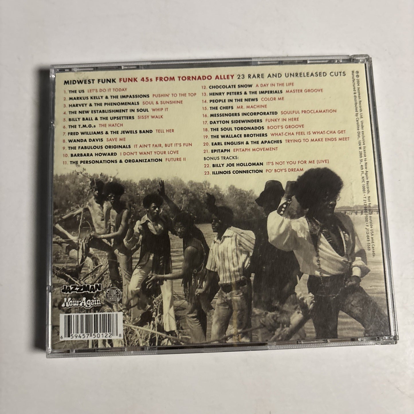 Various – Midwest Funk - Funk 45's From Tornado Alley (CD, 2004) US JMANCD007