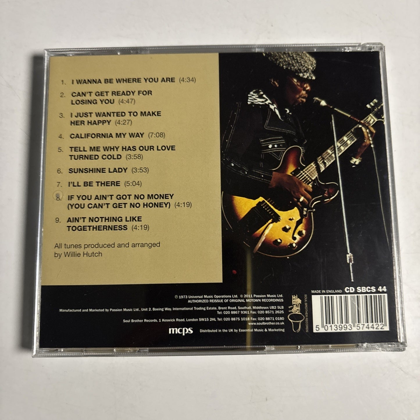 Willie Hutch – Fully Exposed (CD, 2011) UK CD SBCS 44