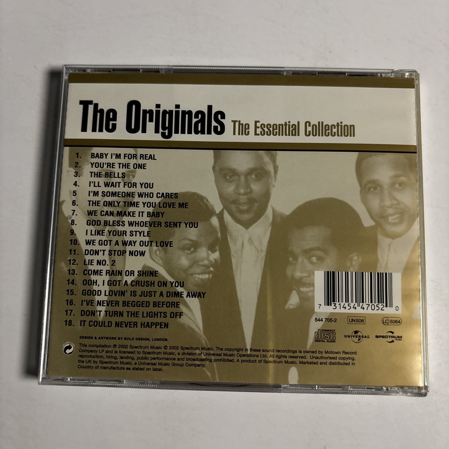 The Originals – The Essential Collection (CD, 2002) UK & Europe 544 705-2