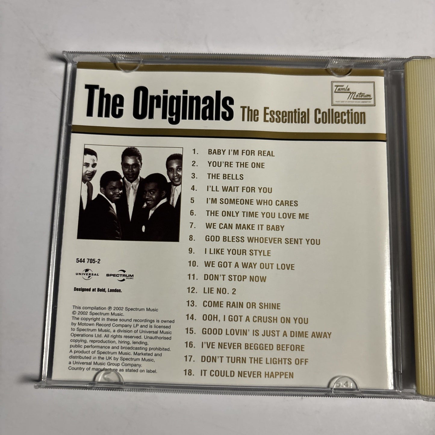 The Originals – The Essential Collection (CD, 2002) UK & Europe 544 705-2