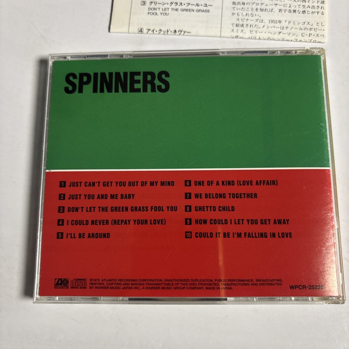 Spinners – Spinners (CD, 2007) Japan WPCR-25235