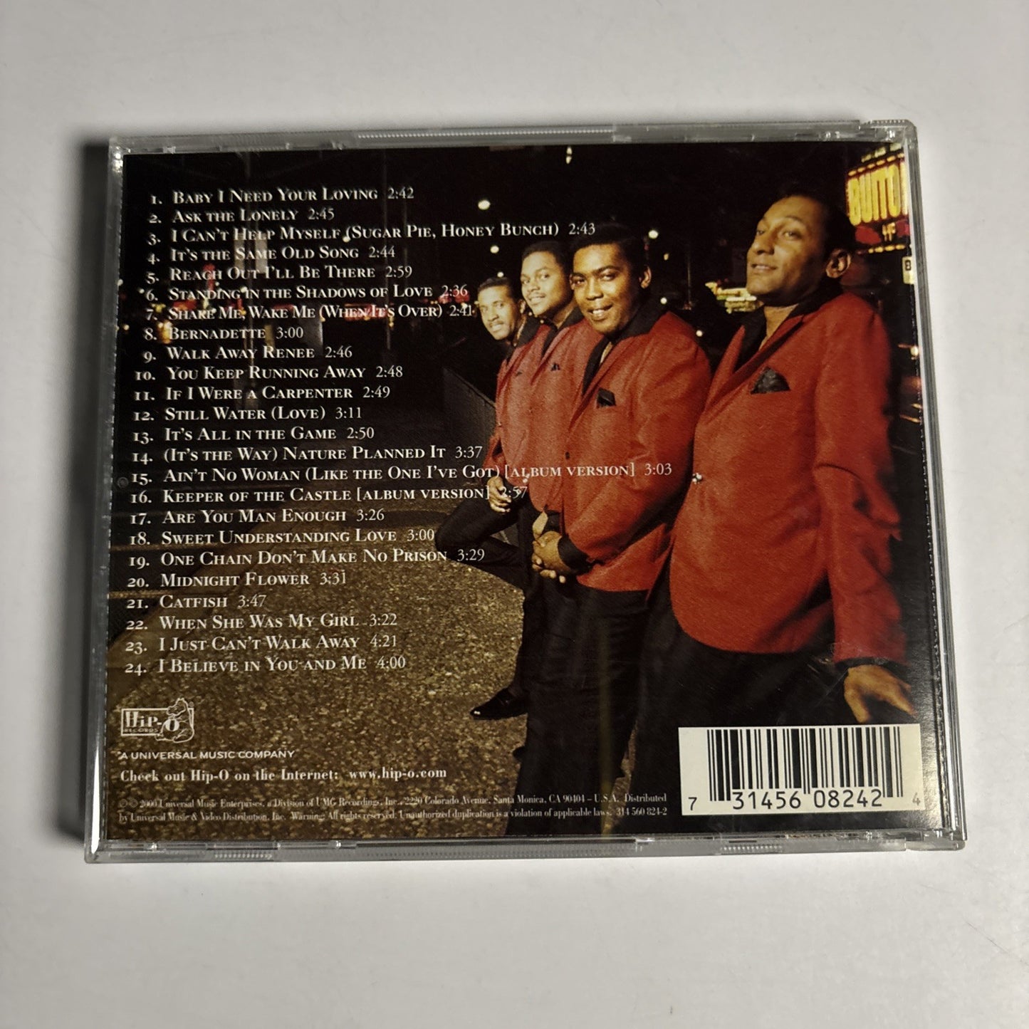 Four Tops – Essential Collection (CD, 2000) US 314 560 824-2