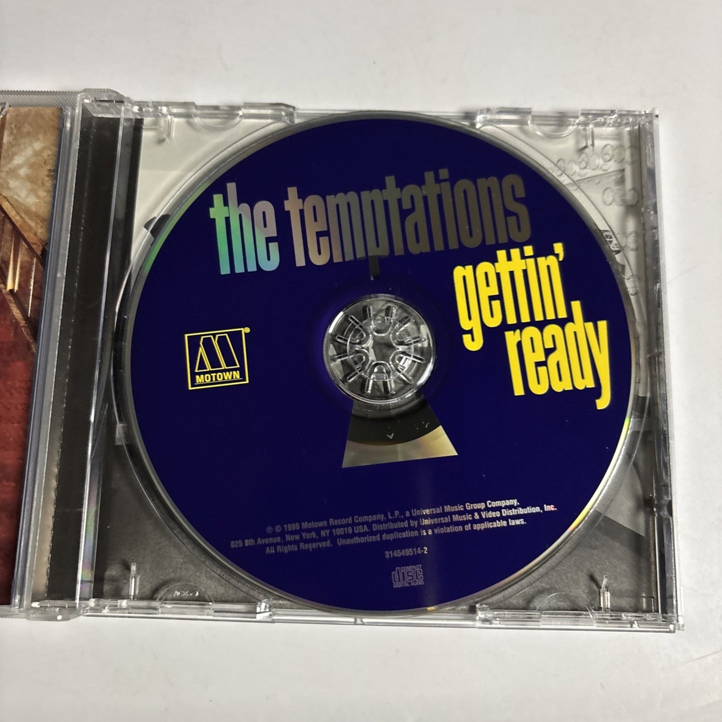 The Temptations – Gettin' Ready (CD, 1999) US 314549514-2