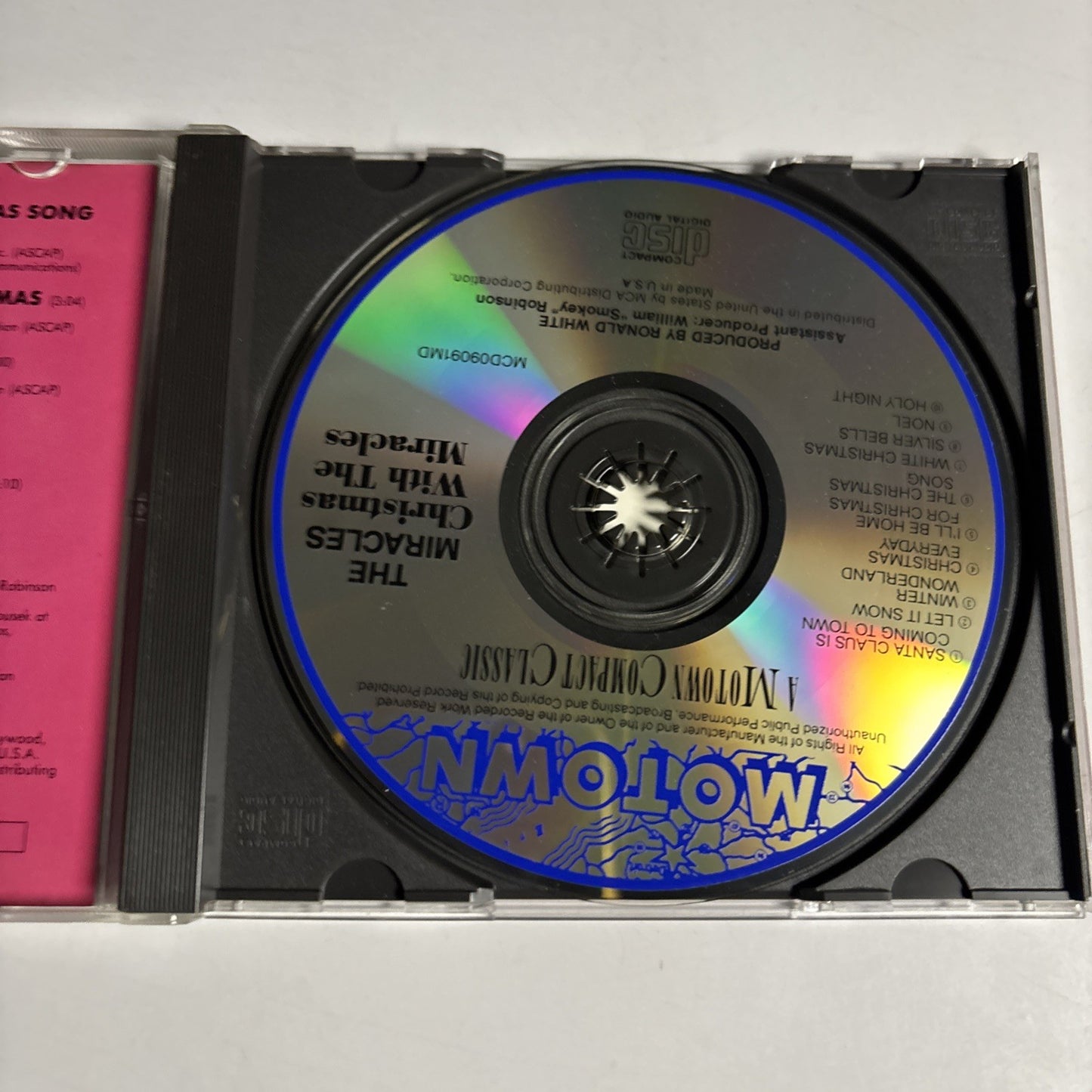 The Miracles – Christmas With The Miracles (CD, 1987) US MCD09091MD