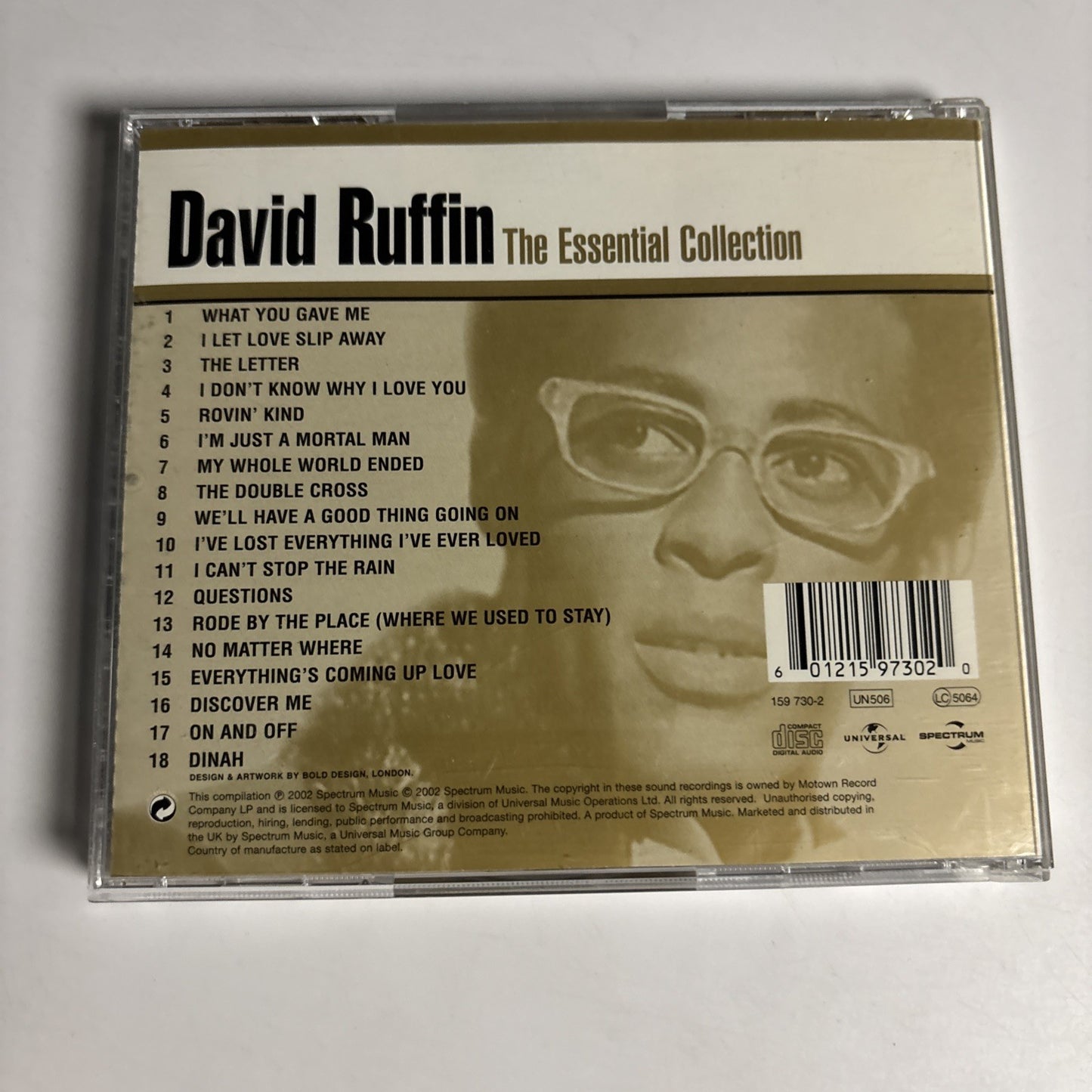 David Ruffin – The Essential Collection (CD, 2002) Europe 159 730-2